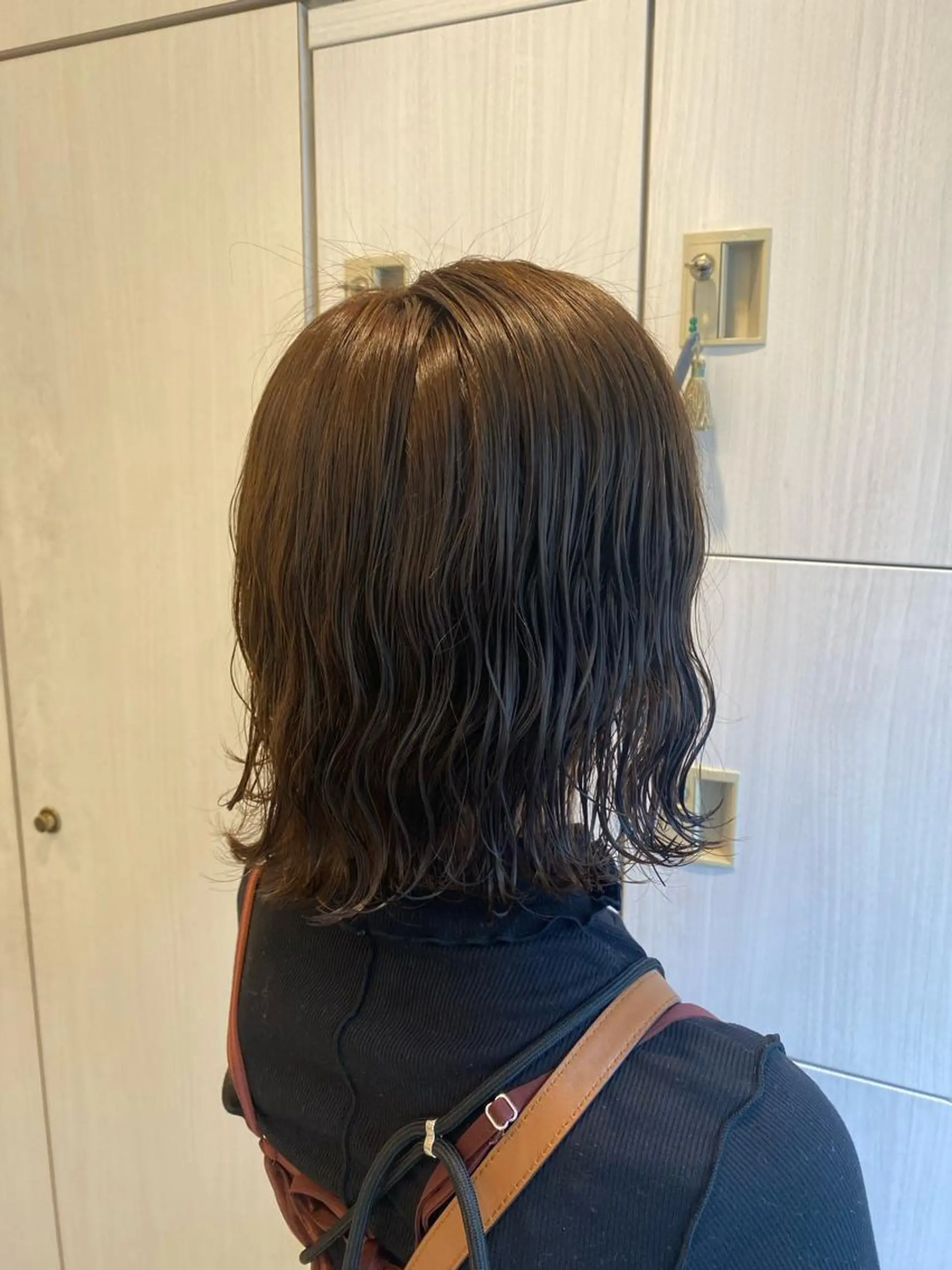 ミディアム カラー パーマ ミディアムパーマ 🌟縮毛矯正/ 髪質改善/髙橋🌟のヘアスタイル