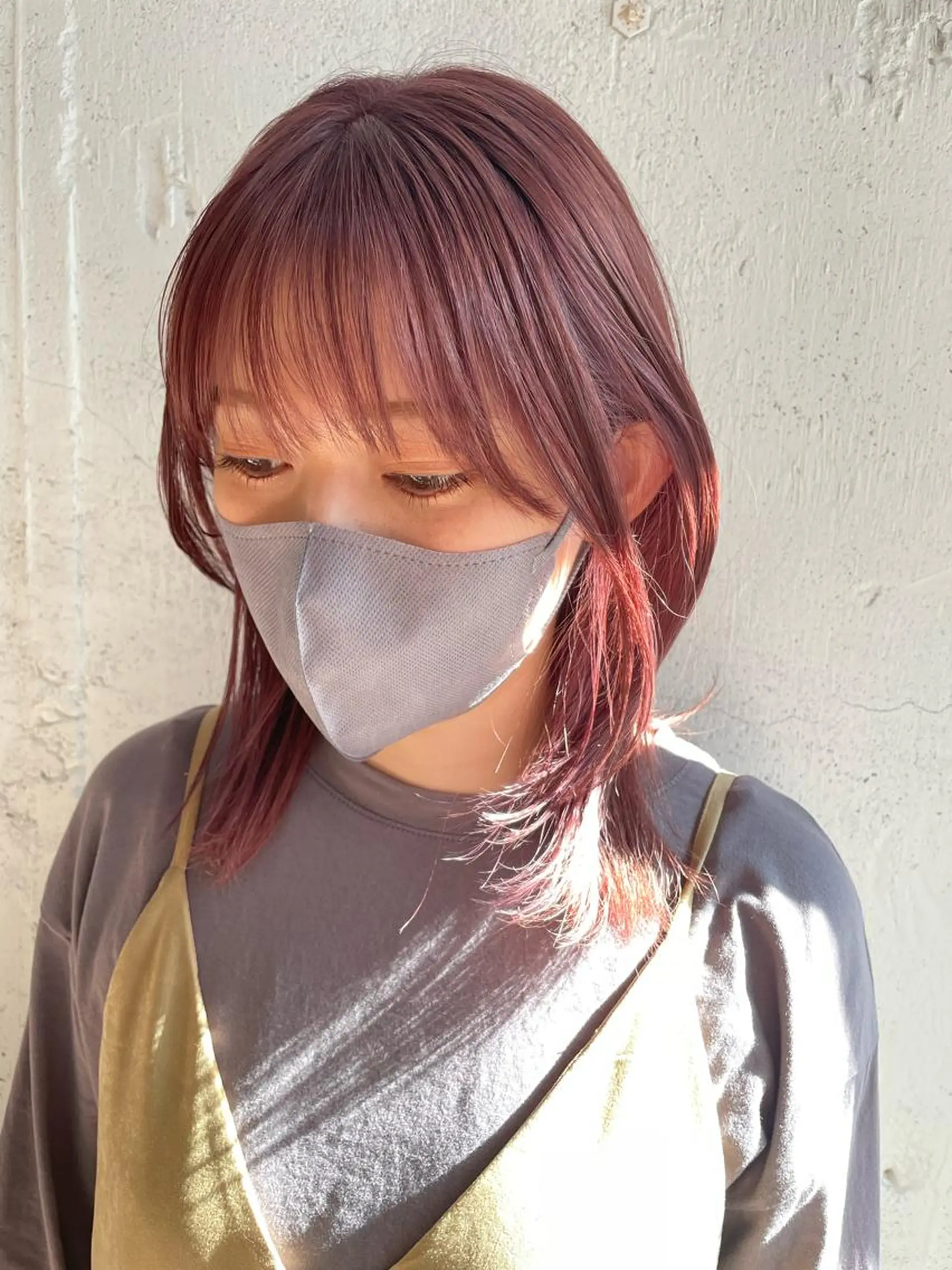 ミディアム カラー カット ヘアカラー トリートメント hisano / ハイトーン・透明感のヘアスタイル