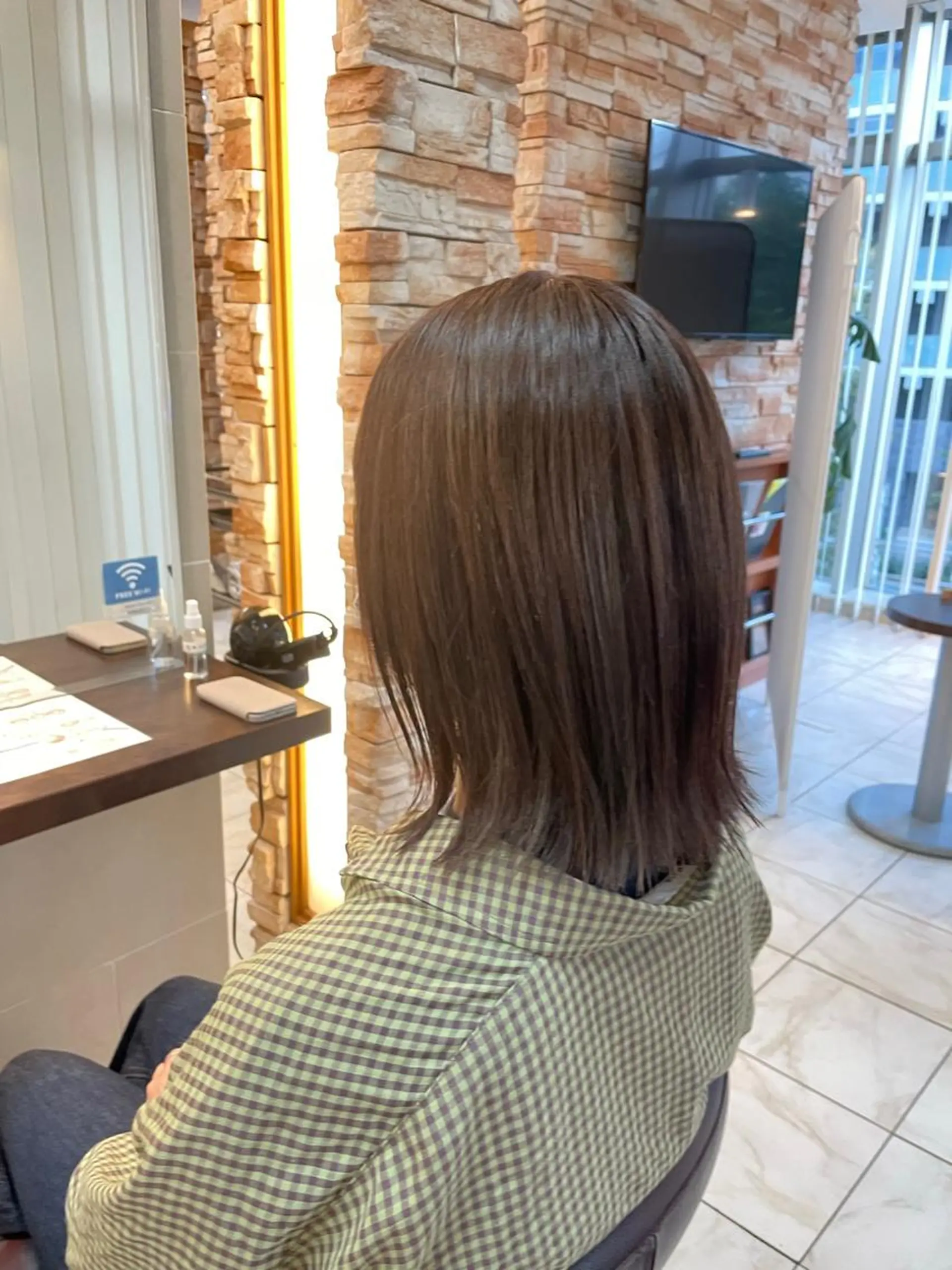 ミディアム カラー パーマ ヘアアレンジ メンズ キッズ 木下 修兵のヘアスタイル