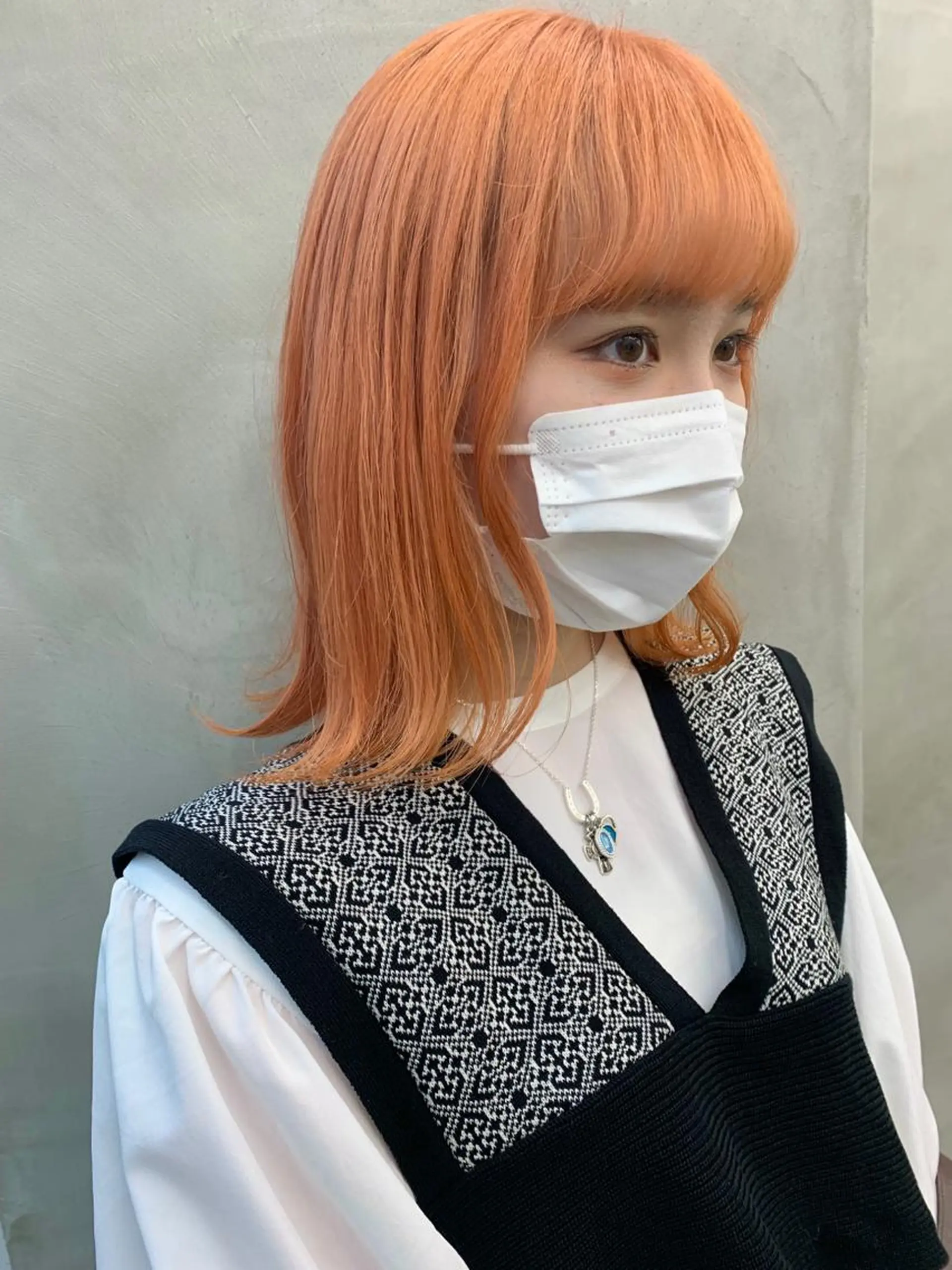 ミディアム カラー ブームボックス所属・🐝ハイトーンカラー hachi🐝のヘアスタイル