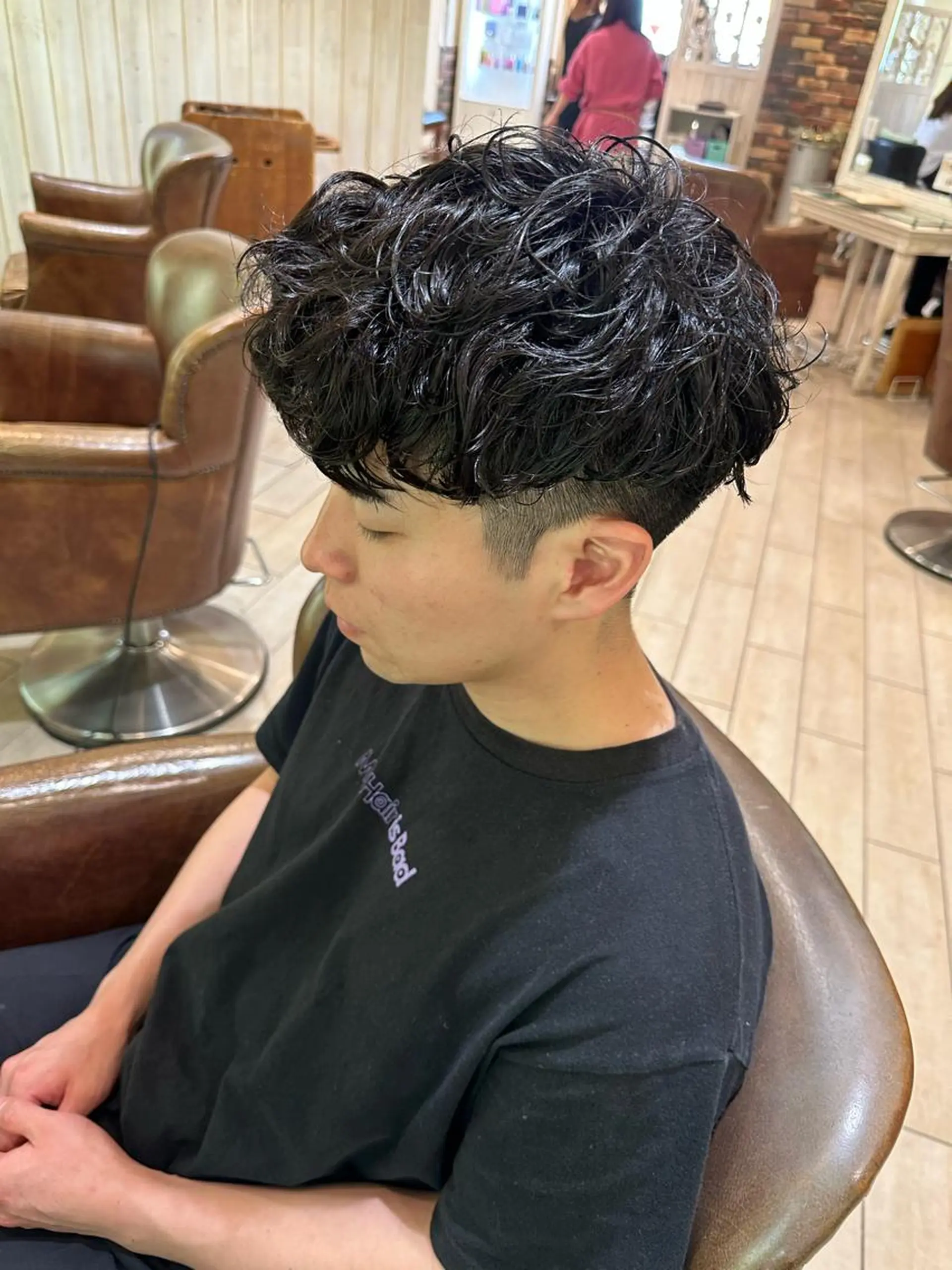 パーマ メンズ カット パーマ メンズパーマ特化🔥 ツイスパ/シャドウのヘアスタイル