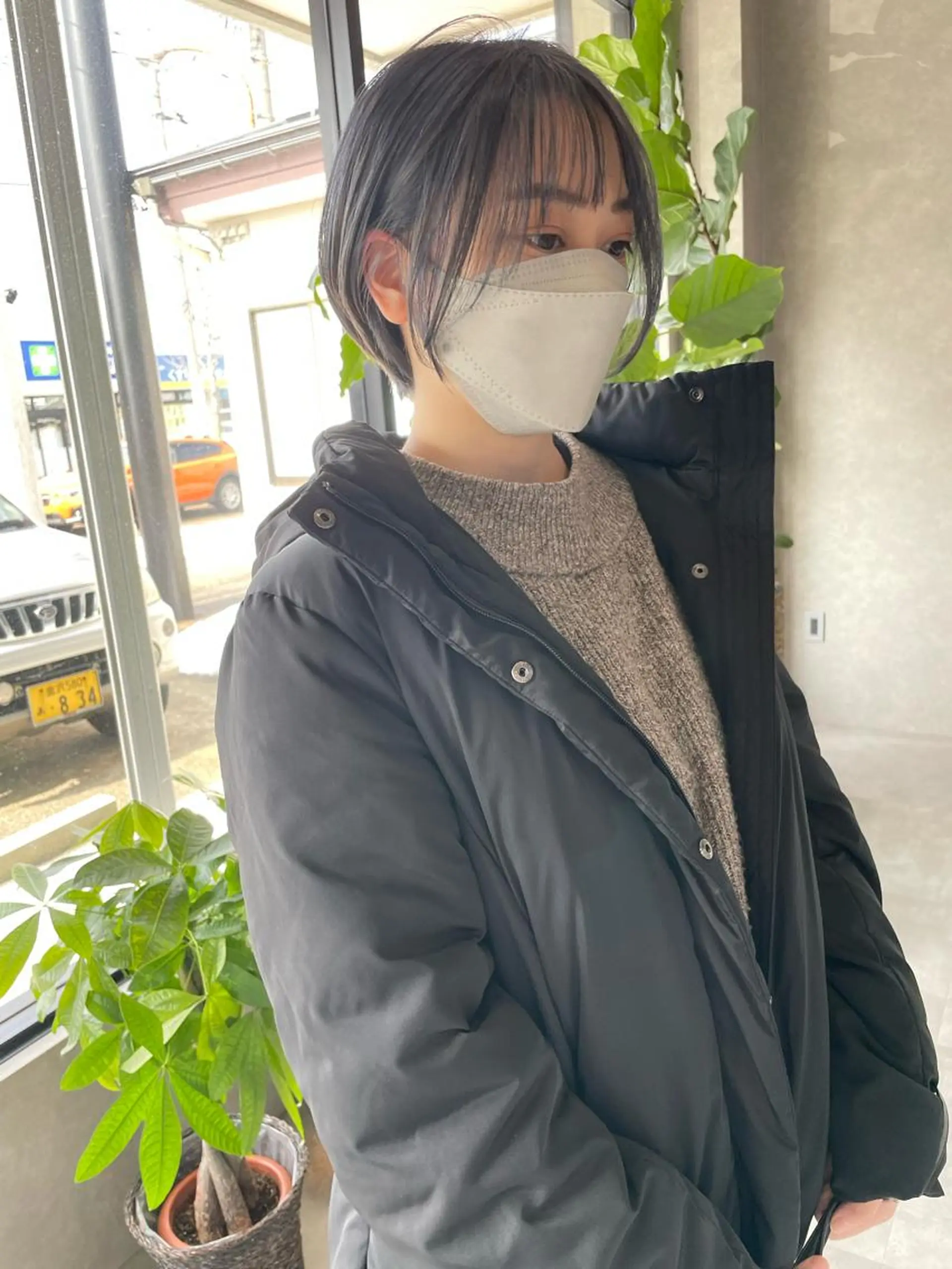 ショート ショートヘア ヘアカラー 河原 亮のヘアスタイル