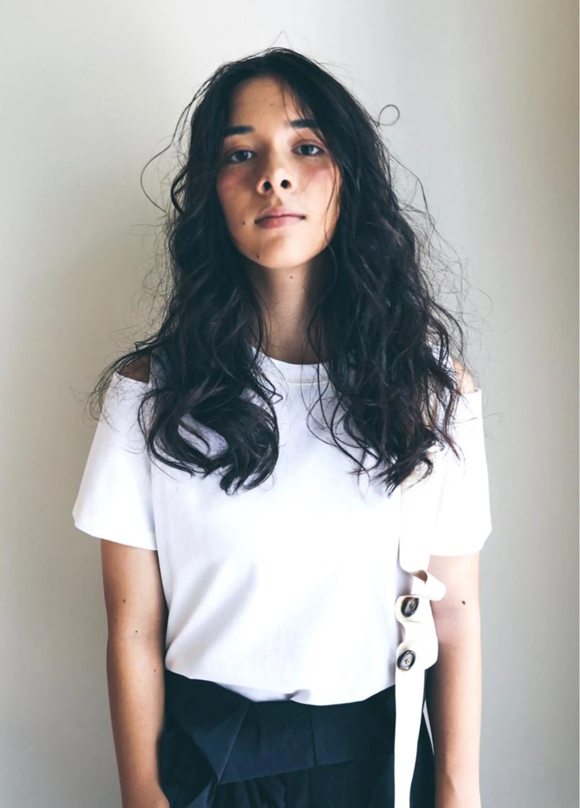 セミロング セミロングパーマ 大岩 茉愉のヘアスタイル