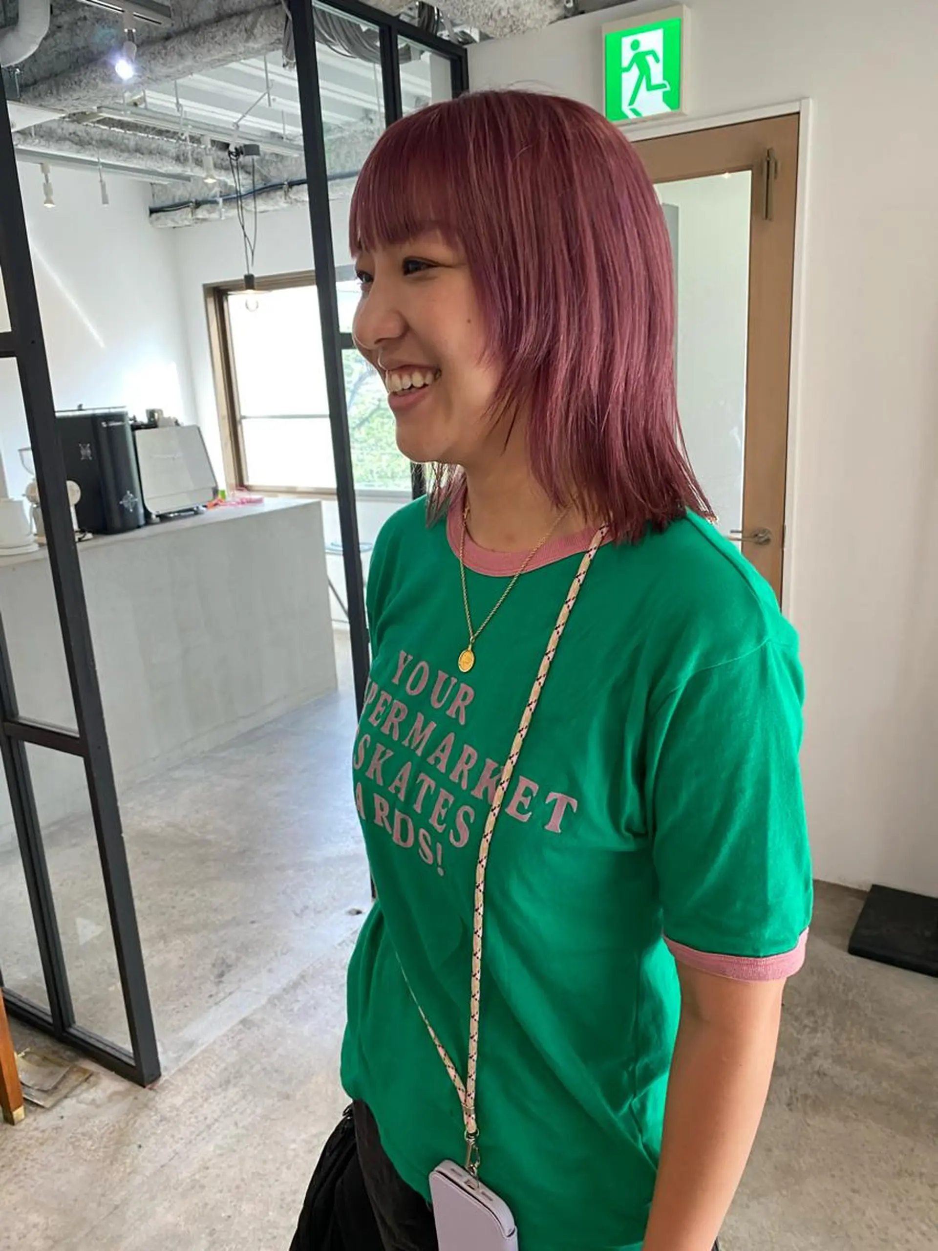 ミディアム カラー カット ヘアカラー トリートメント Hayashi Shioriのヘアスタイル