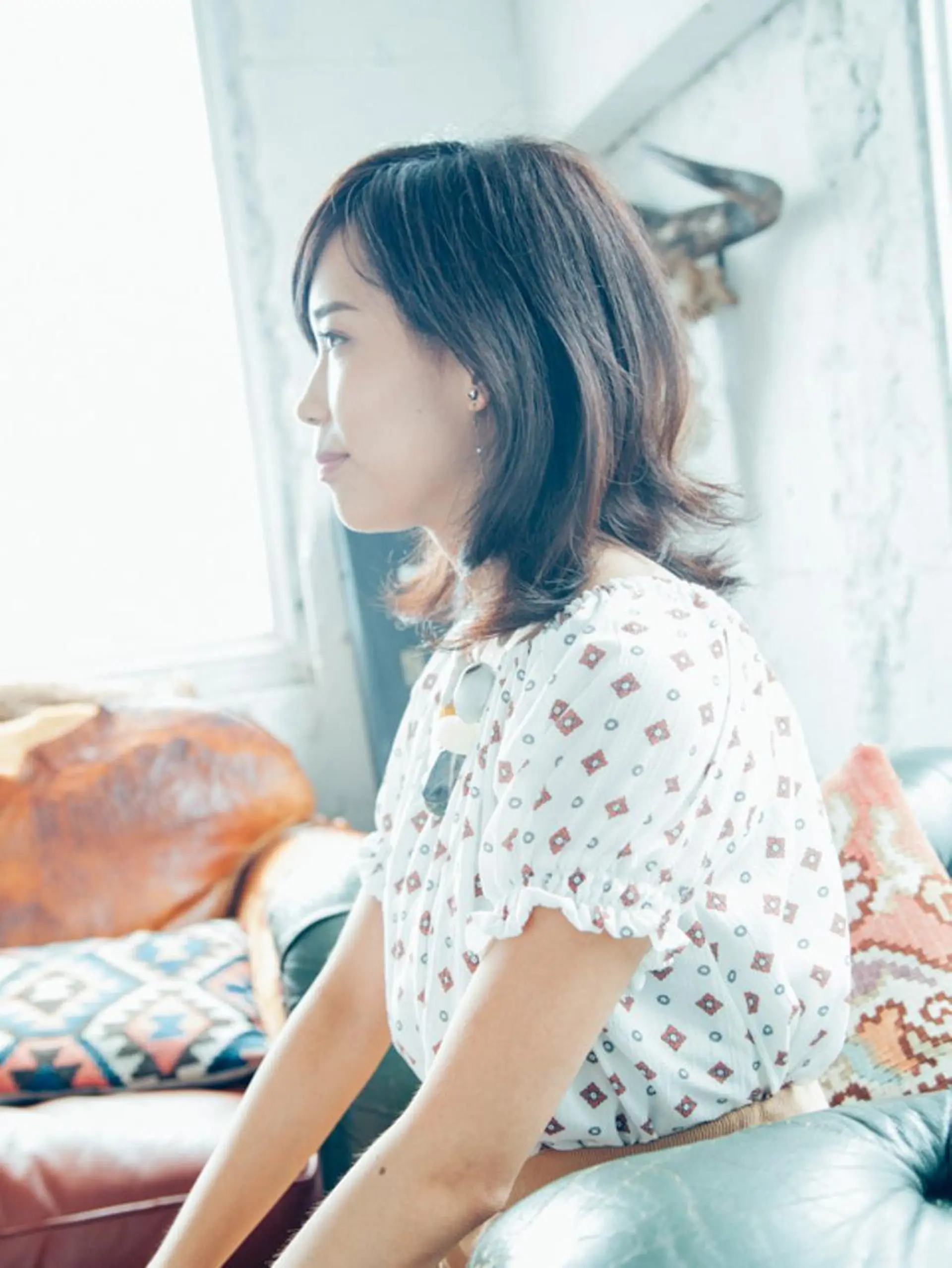 ミディアム Conforto店長 渡邊のヘアスタイル