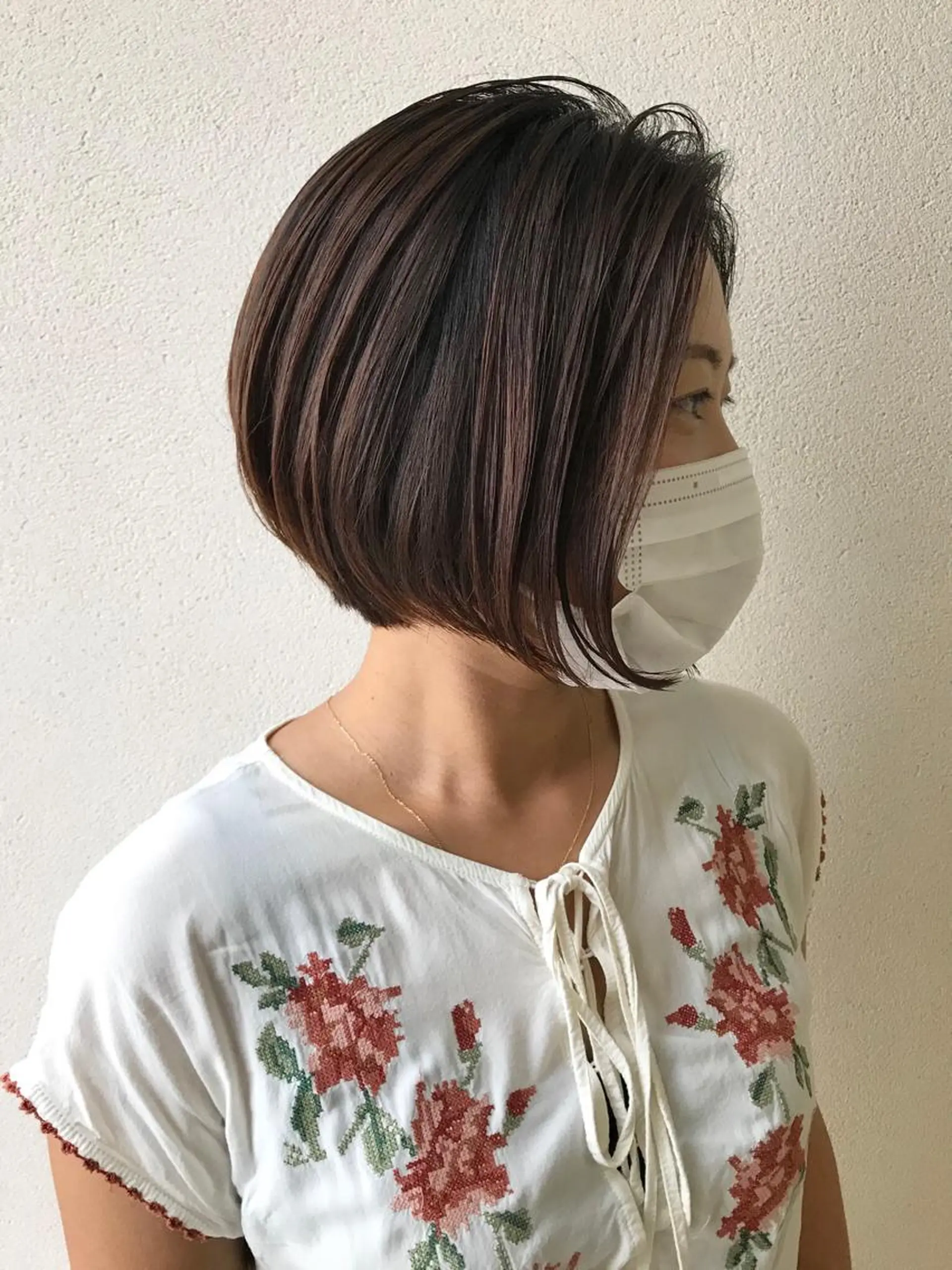 ショート ボブ 沢田 瞳のヘアスタイル