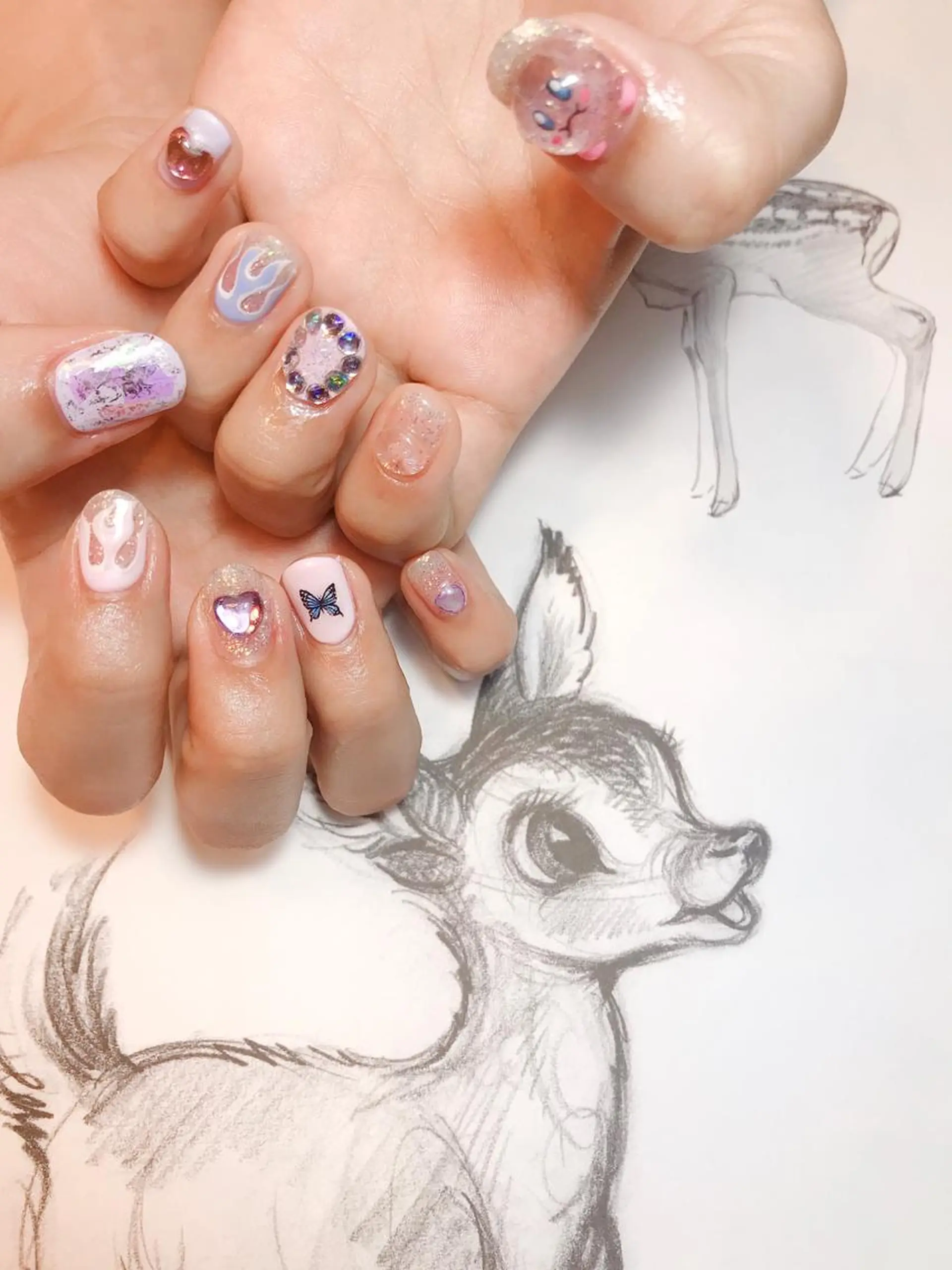 ネイル owlnail /持込みデザイン専門のネイルデザイン