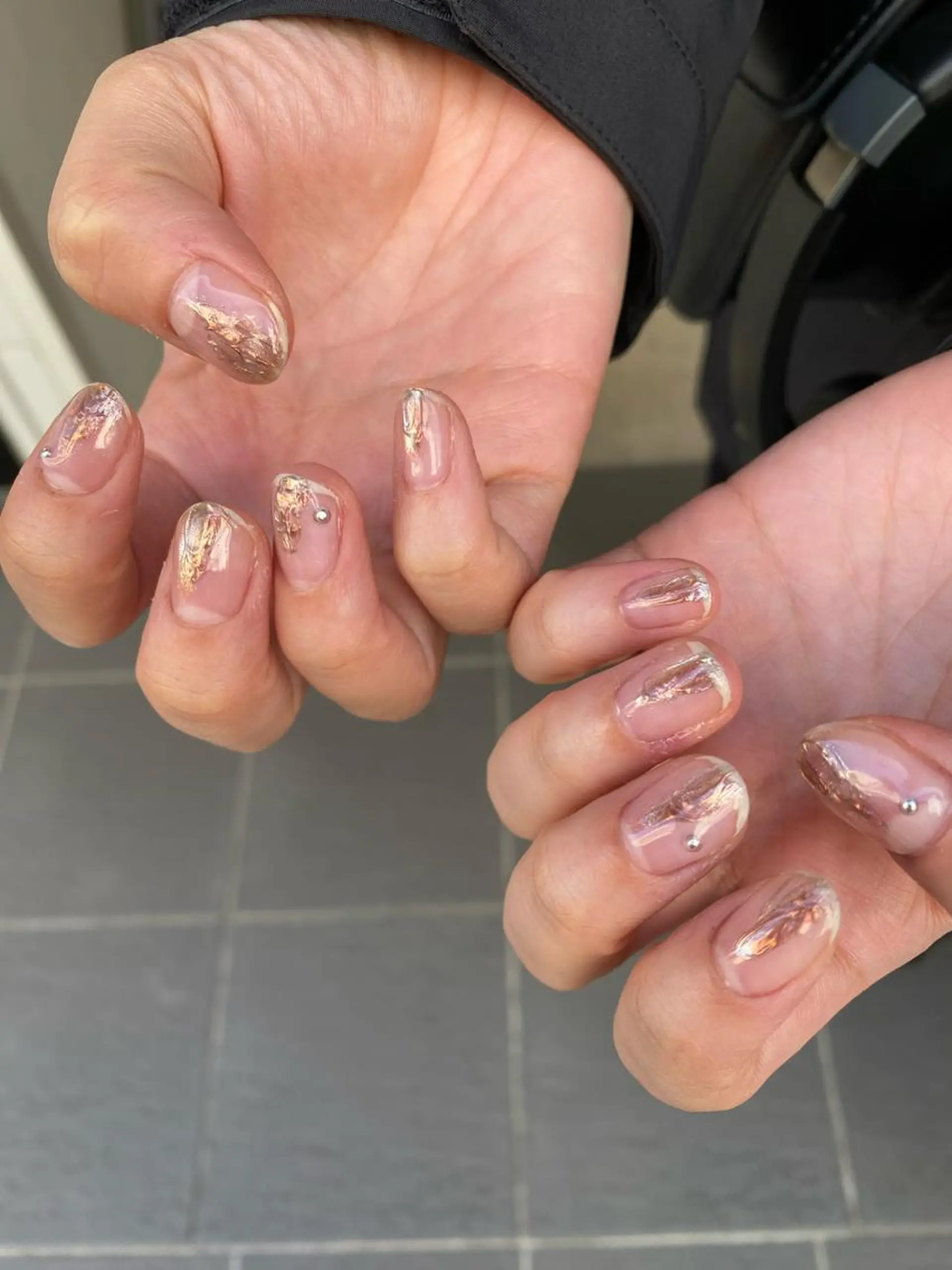 ネイル ハンドネイル 草加ニュアンスネイル 🌚hersのネイルデザイン