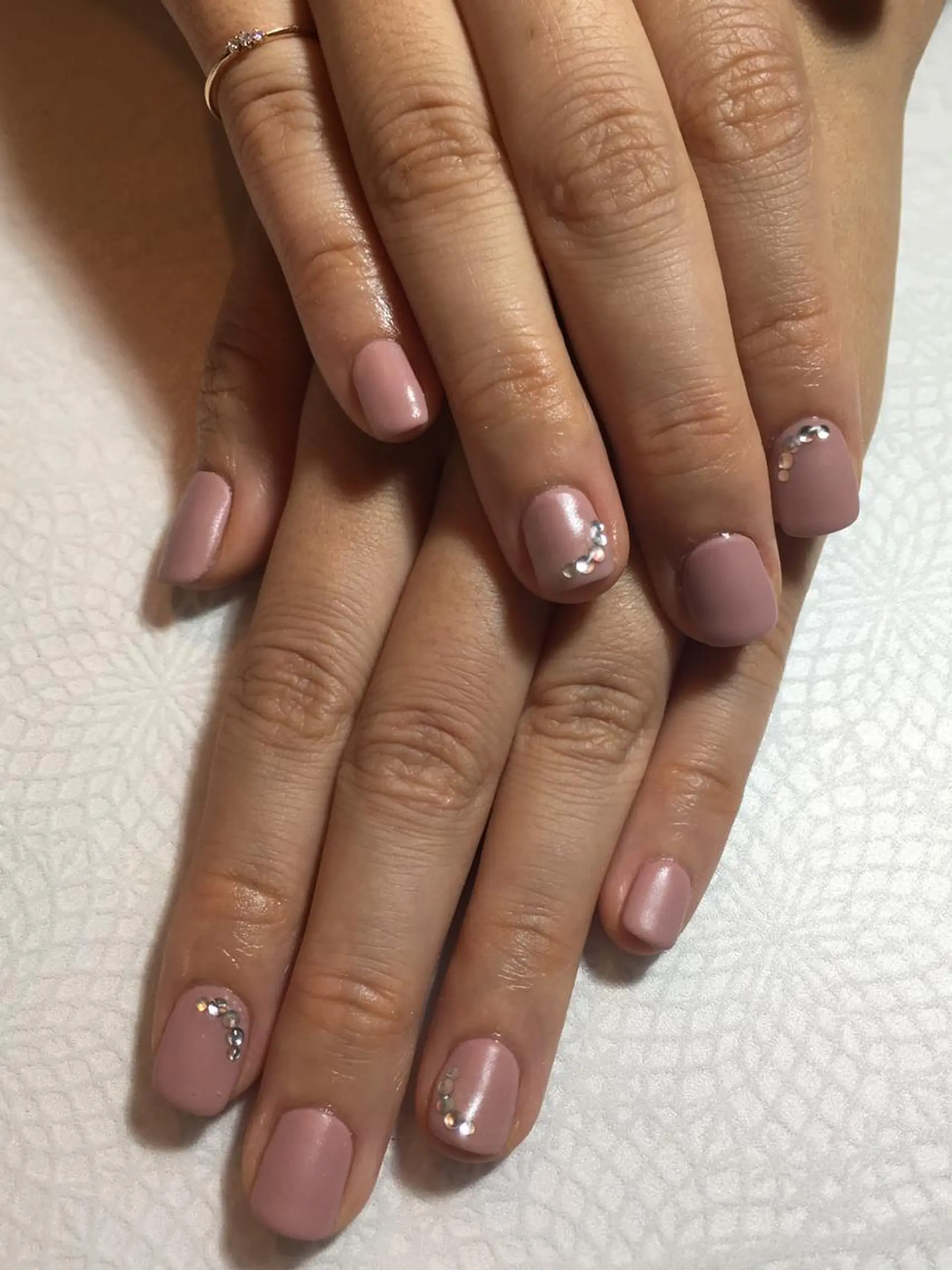 ネイル マットネイル シンプルネイル 古川 里美のネイルデザイン