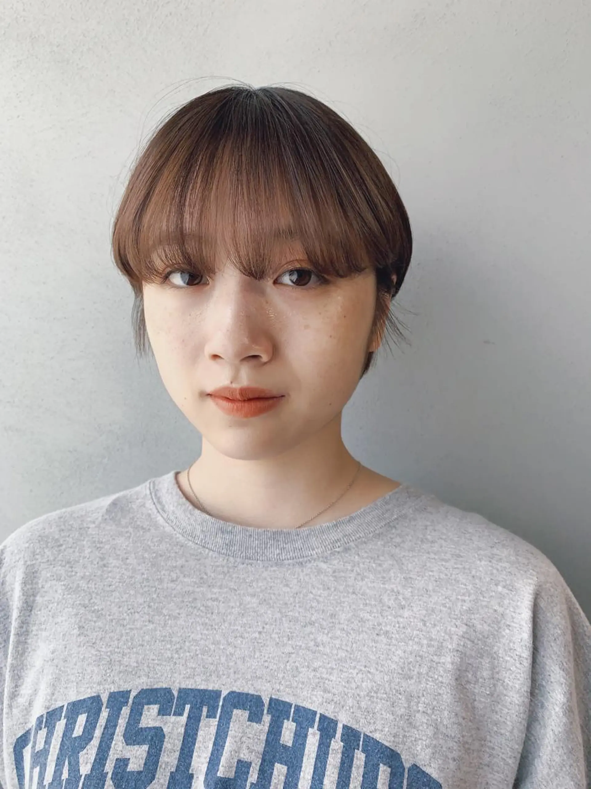 ショート カラー ボブパーマコテ巻き風 パーマNo1深江秀平のヘアスタイル