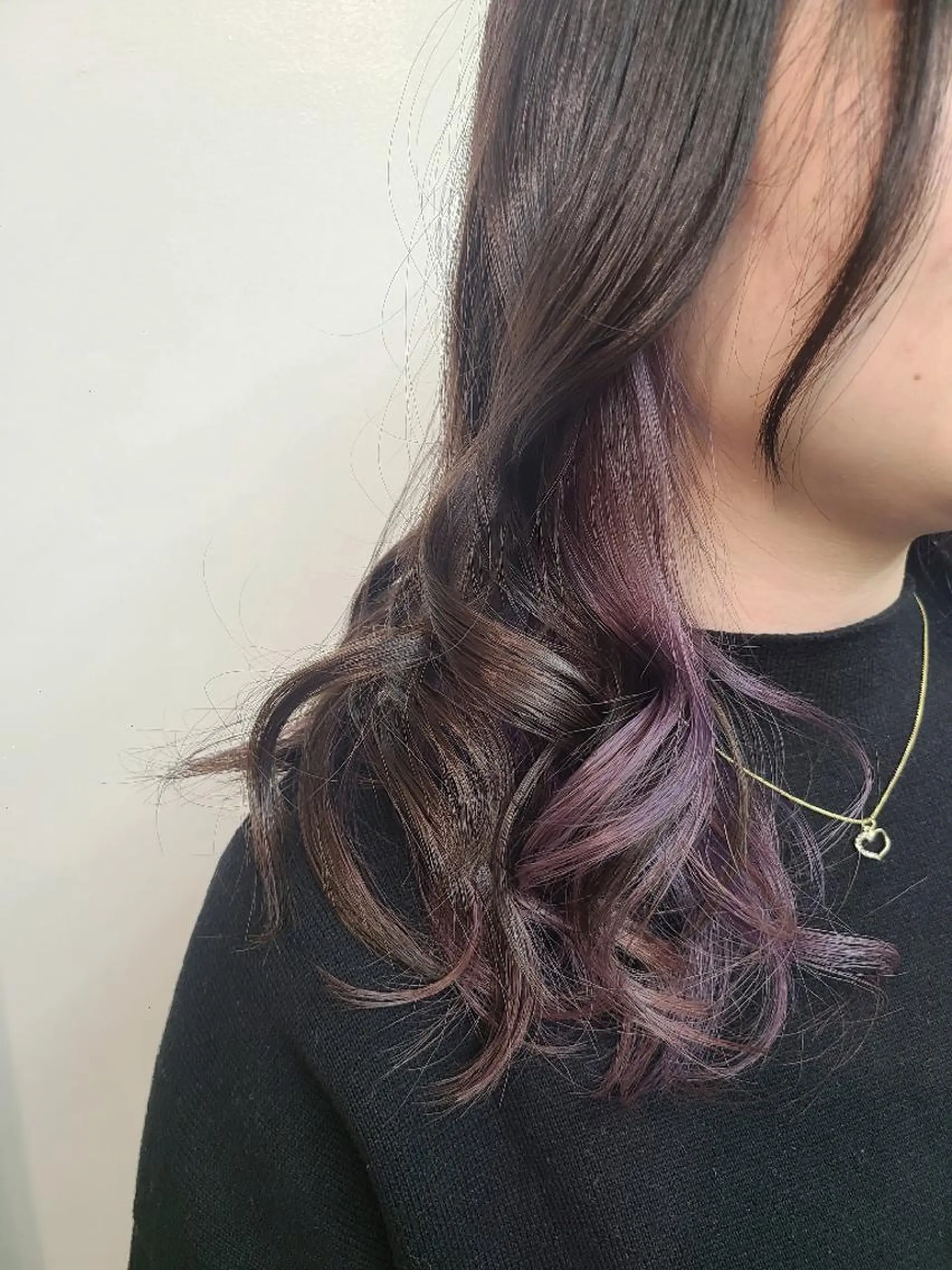 セミロング カラー ブリーチ ヘアカラー トリートメント SFIDA あいりのヘアスタイル