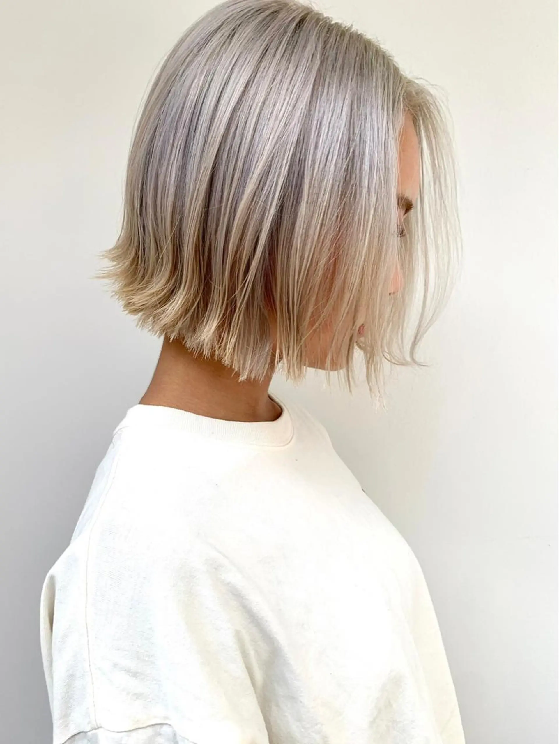 ショート カラー 退色まで透明感ある ダブルカラー/リクのヘアスタイル