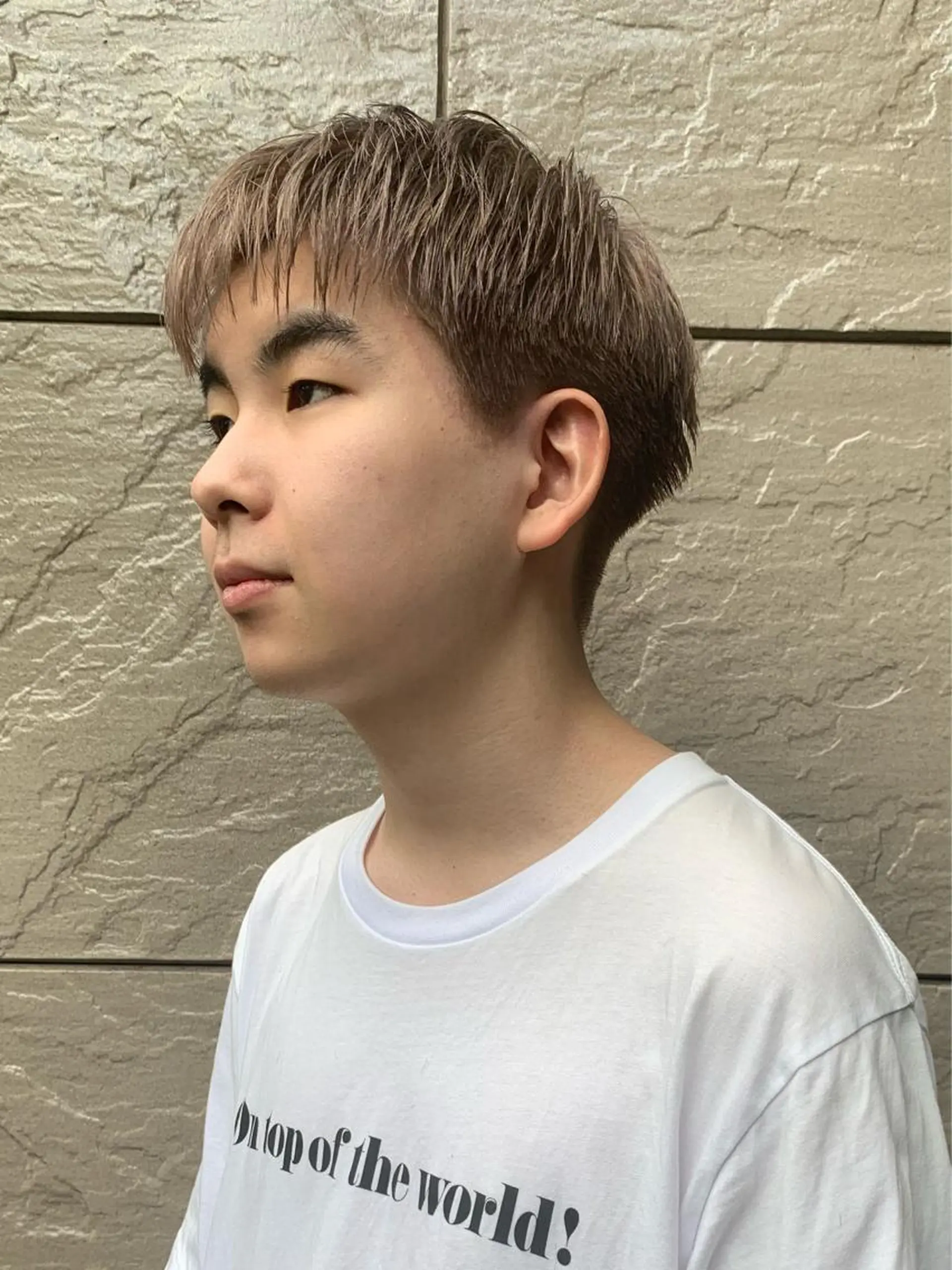 ショート カラー メンズ 似合わせウルフ/ レイヤー/山本祐輔のヘアスタイル