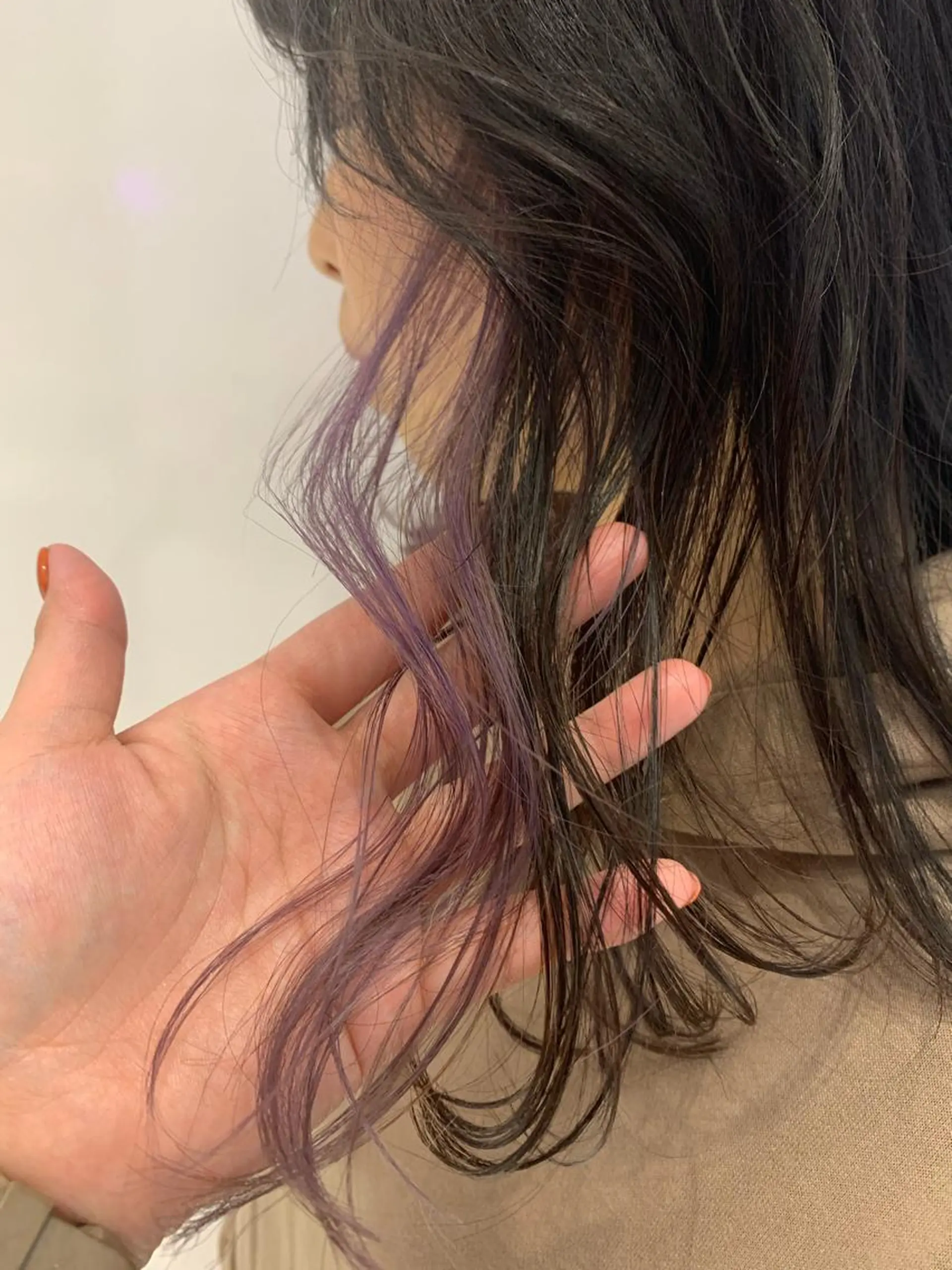 ミディアム カラー ラベンダーカラー ラベンダーグレー ハッシュカット/ハイ トーン/MANAMIのヘアスタイル