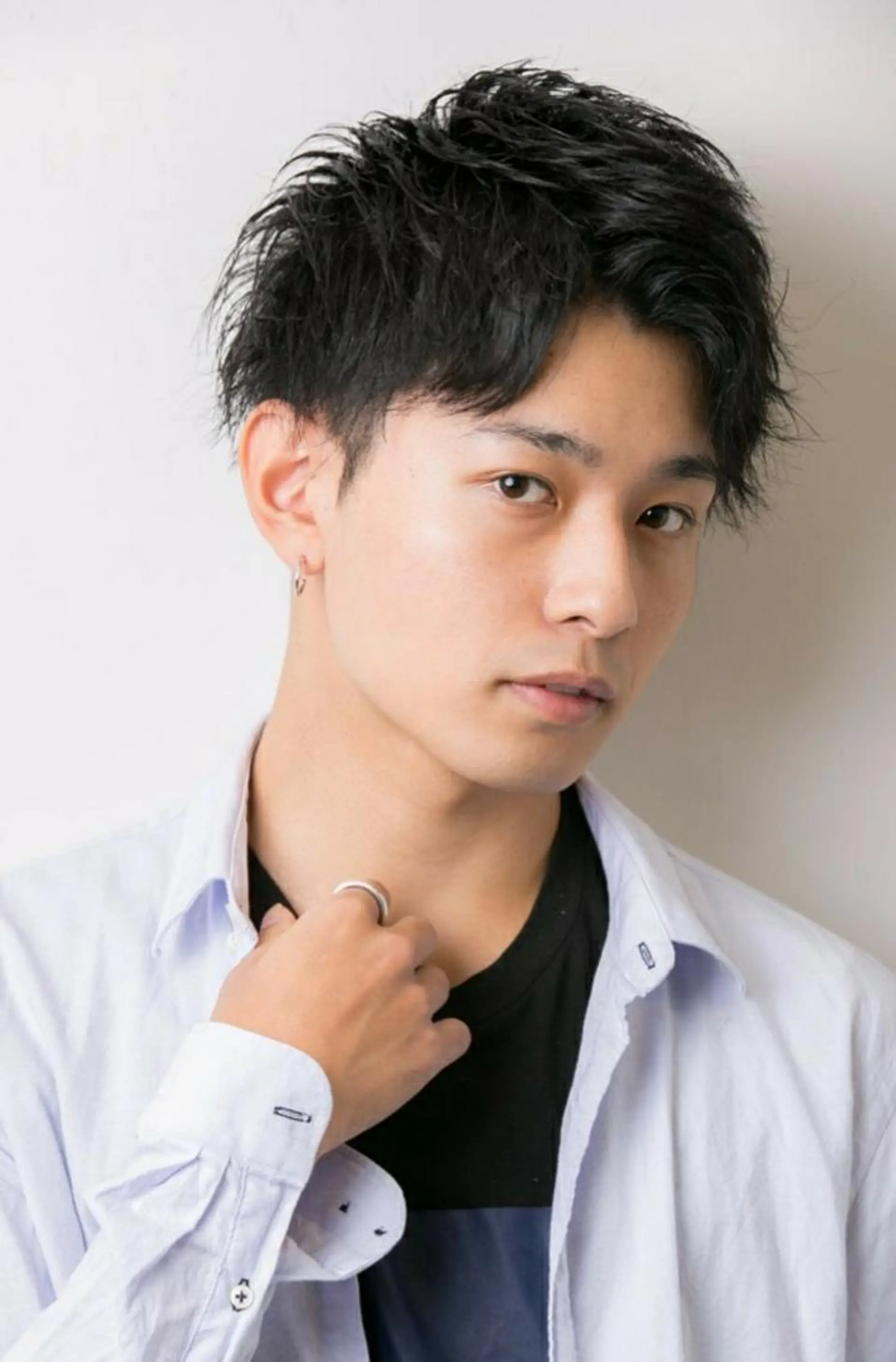 ショート パーマ カラー メンズ ヘアアレンジ H/M Hair Home 　池袋2号店所属・✂️✂️徳　田✂️ ✂️のヘアスタイル