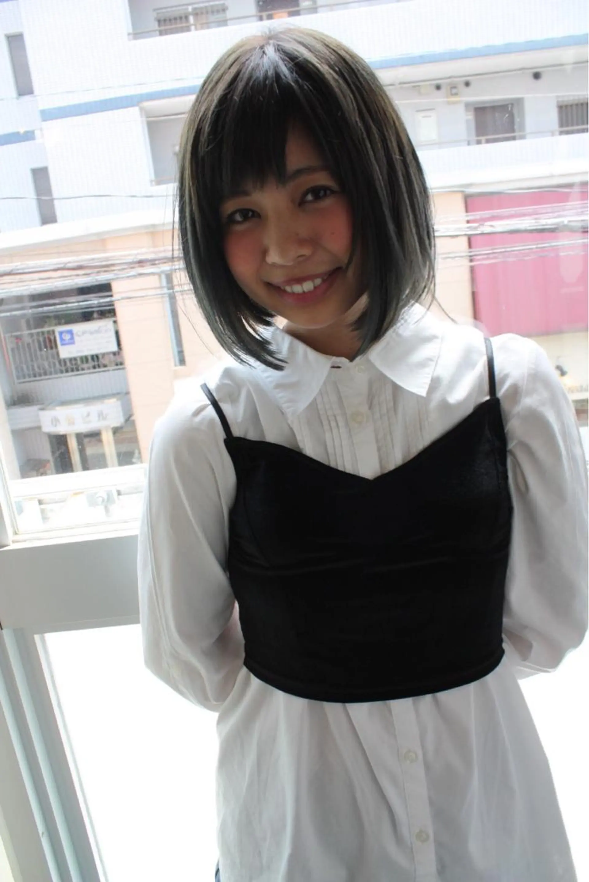 ショート カラー パーマ ブリーチ イルミナカラー 髪質改善 トリートメント 美容室tuuli 大名店所属・tuuli トゥーリのヘアスタイル