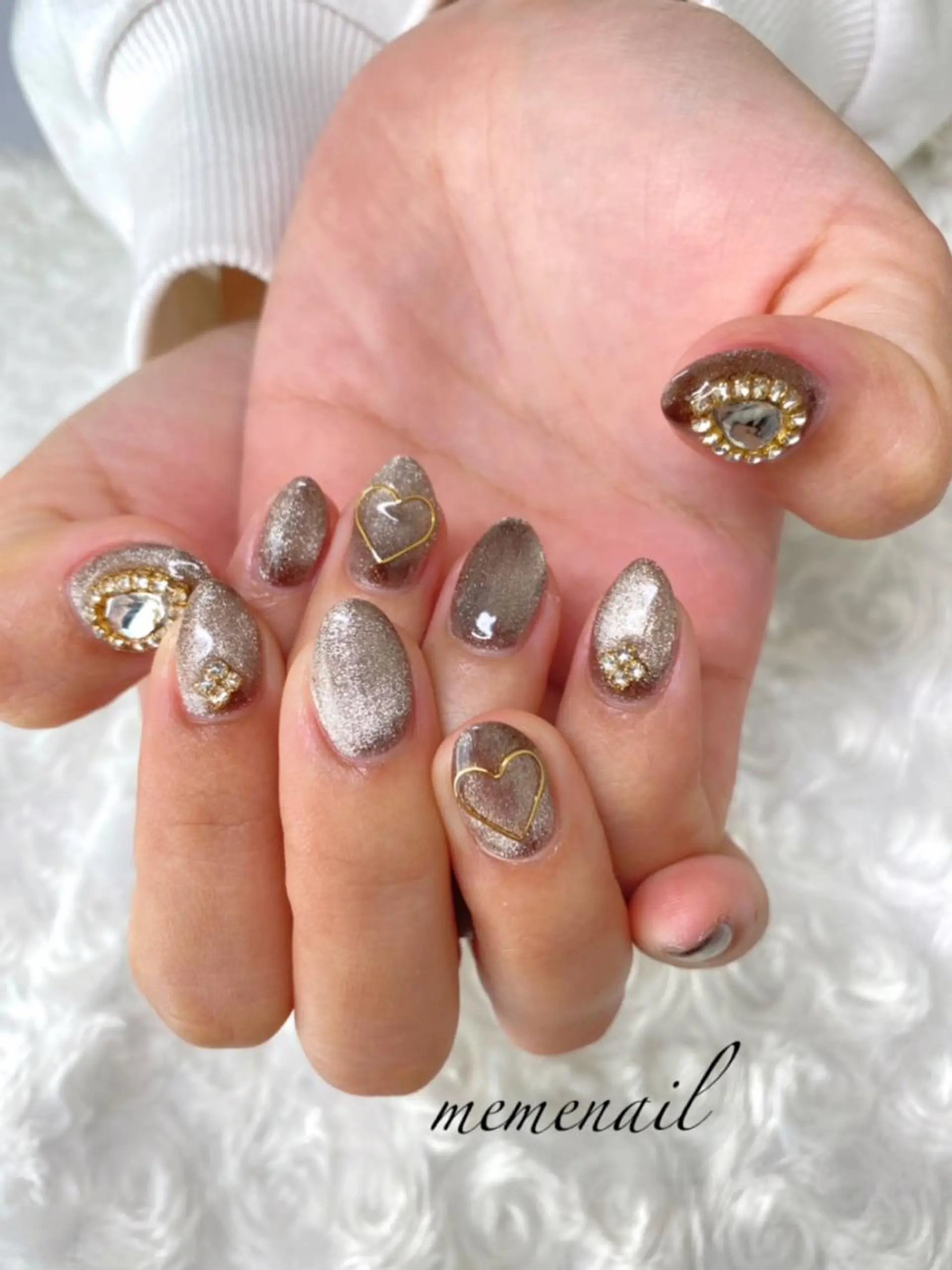 ネイル キラキラネイル 韓国ネイル マグネットネイル Noguchi Megumiのその他イメージ