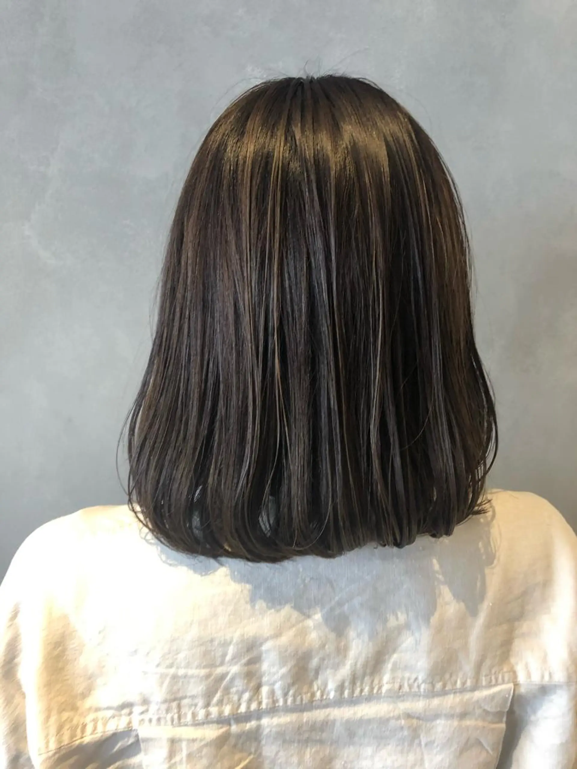 ミディアム カラー ハイライトカラー ハイライト 長谷川 沙紀のヘアスタイル