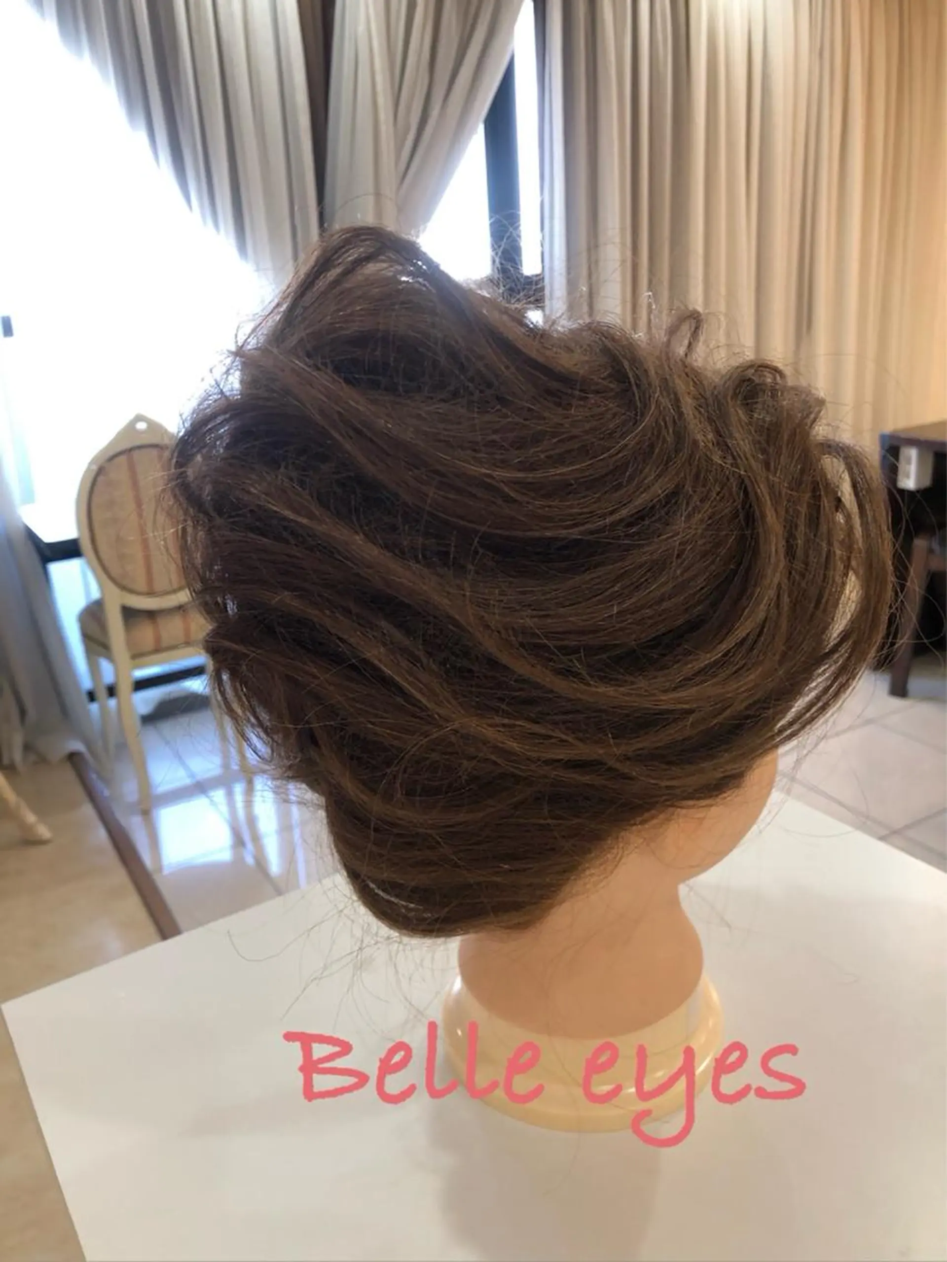 ヘアアレンジ ヘアセット Belleeyes_ kubotaのマツエク・マツパデザイン
