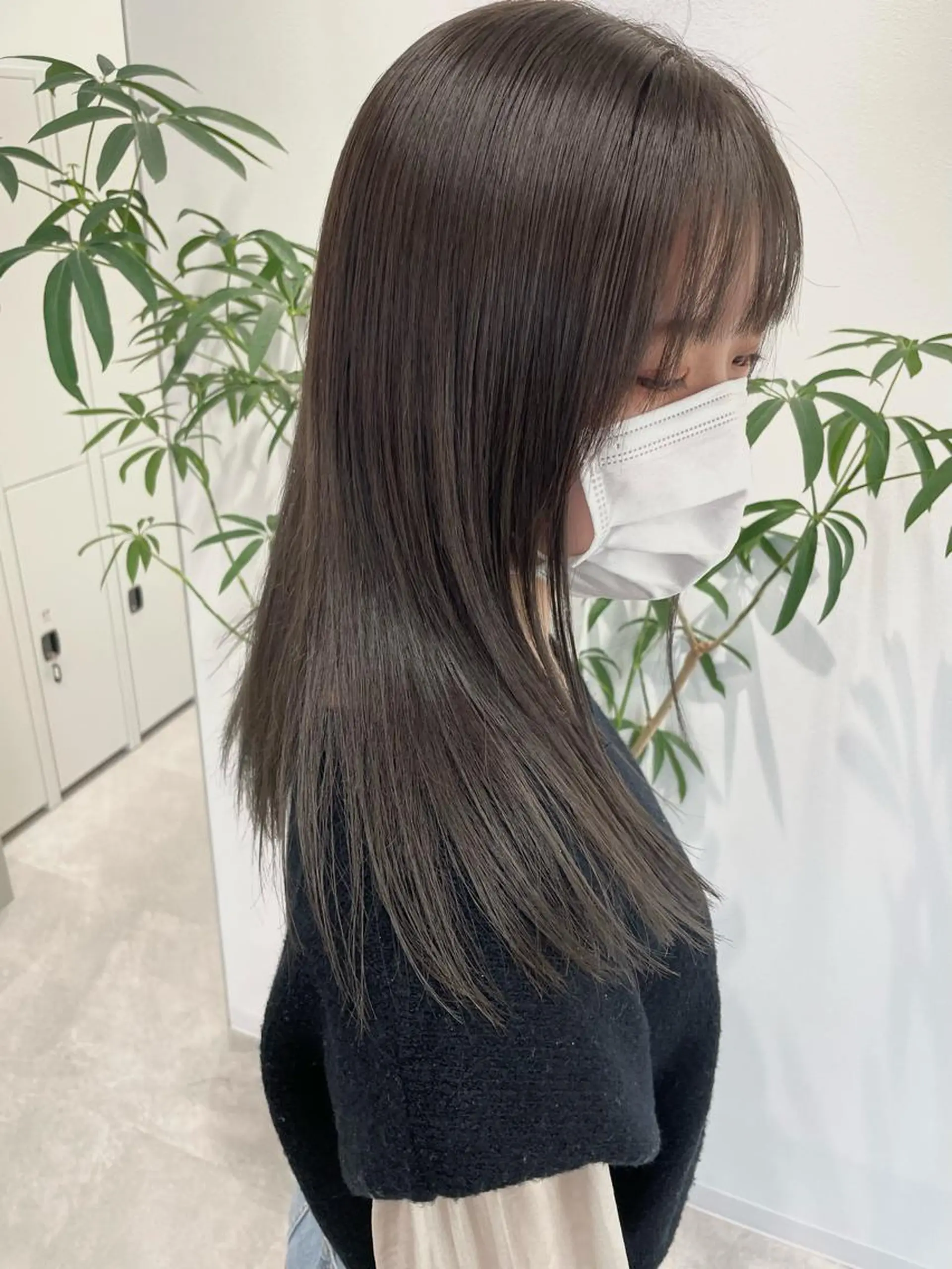 ロング カット 縮毛矯正 髪質改善will hairdesignのヘアスタイル