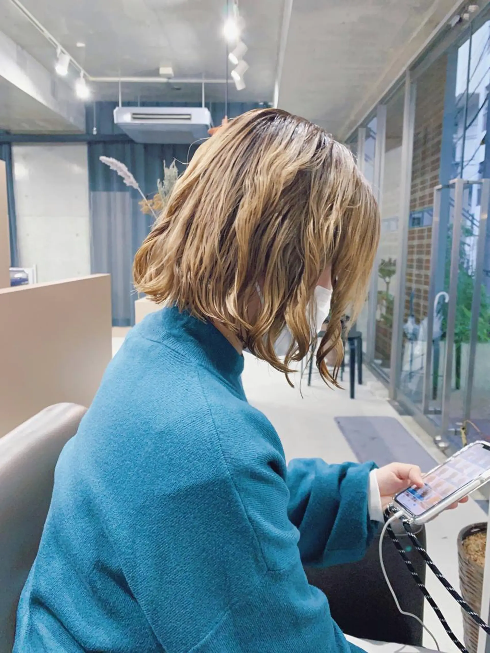 パーマ ボブパーマコテ巻き風 パーマNo1深江秀平のヘアスタイル