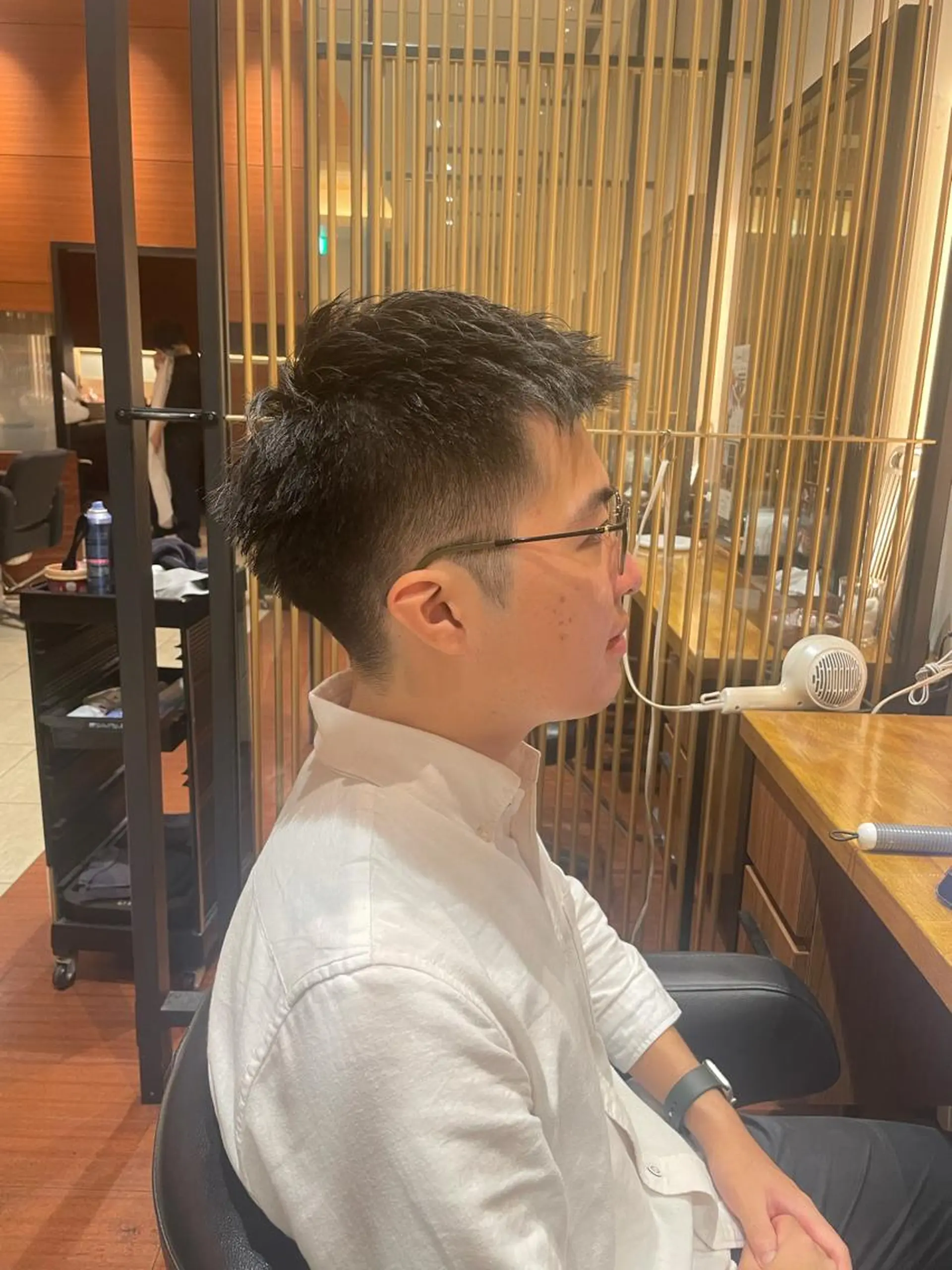 ショート メンズ 髙田 千華 髪質改善ストレートのヘアスタイル