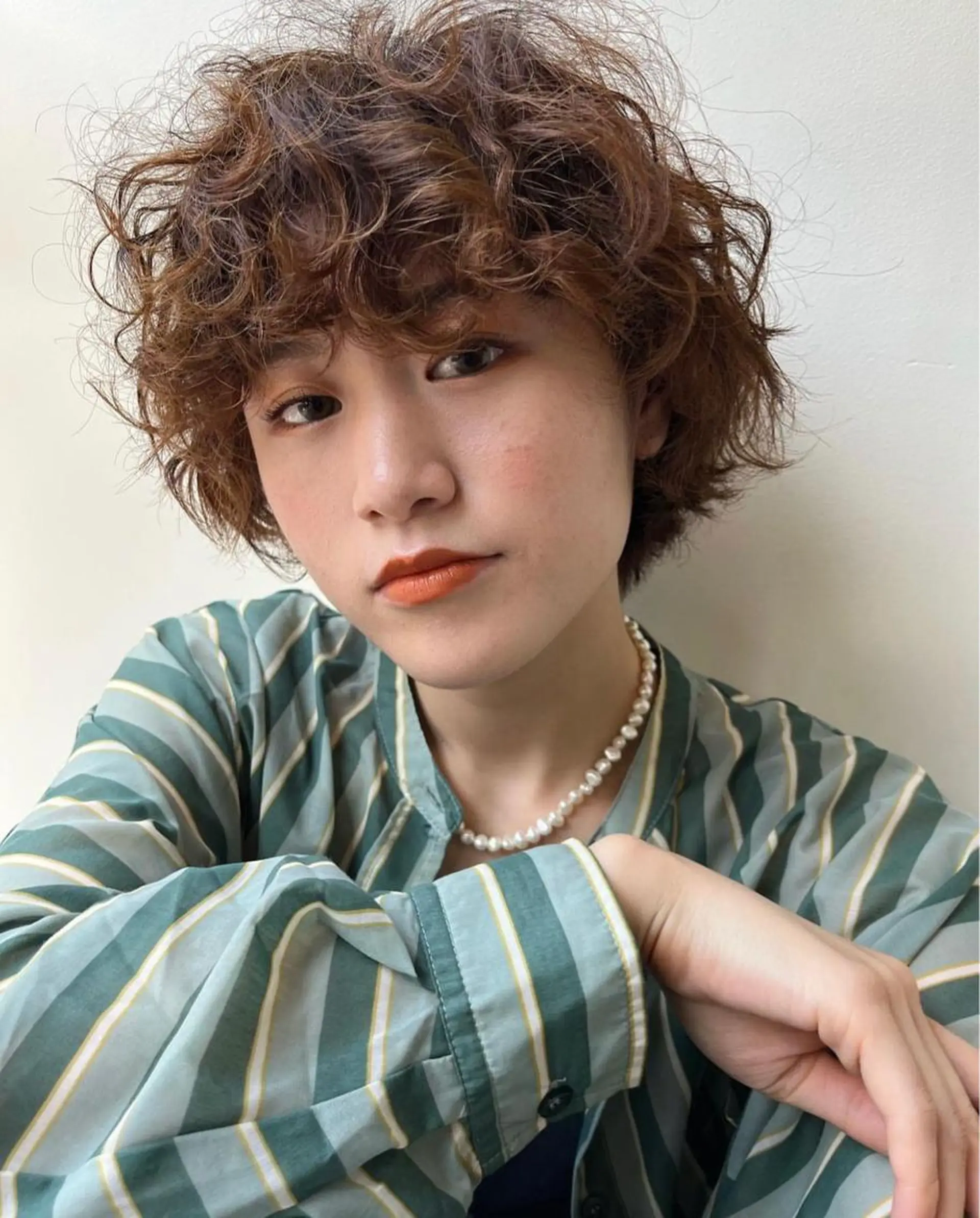 ショート パーマ YUKI 新宿 カット/パーマのヘアスタイル