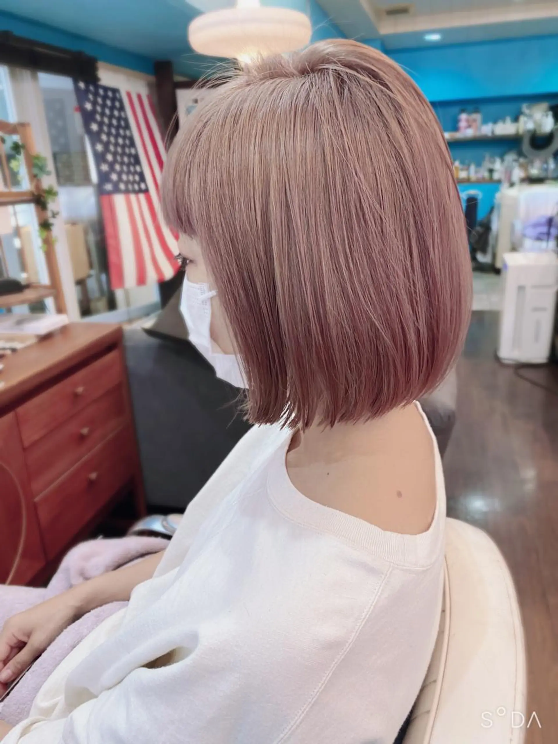 ショート カラー ブルーヘブン TAKESHIのヘアスタイル