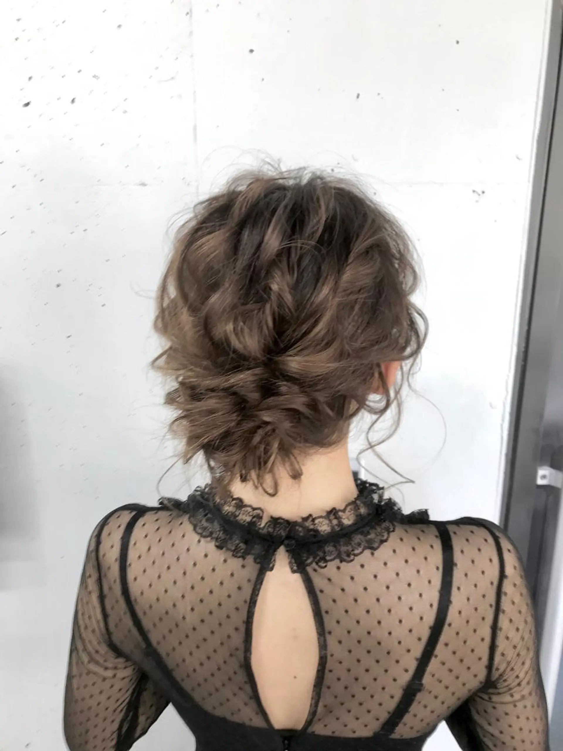ミディアム ヘアアレンジ ヘアセット 新井 広樹のヘアスタイル