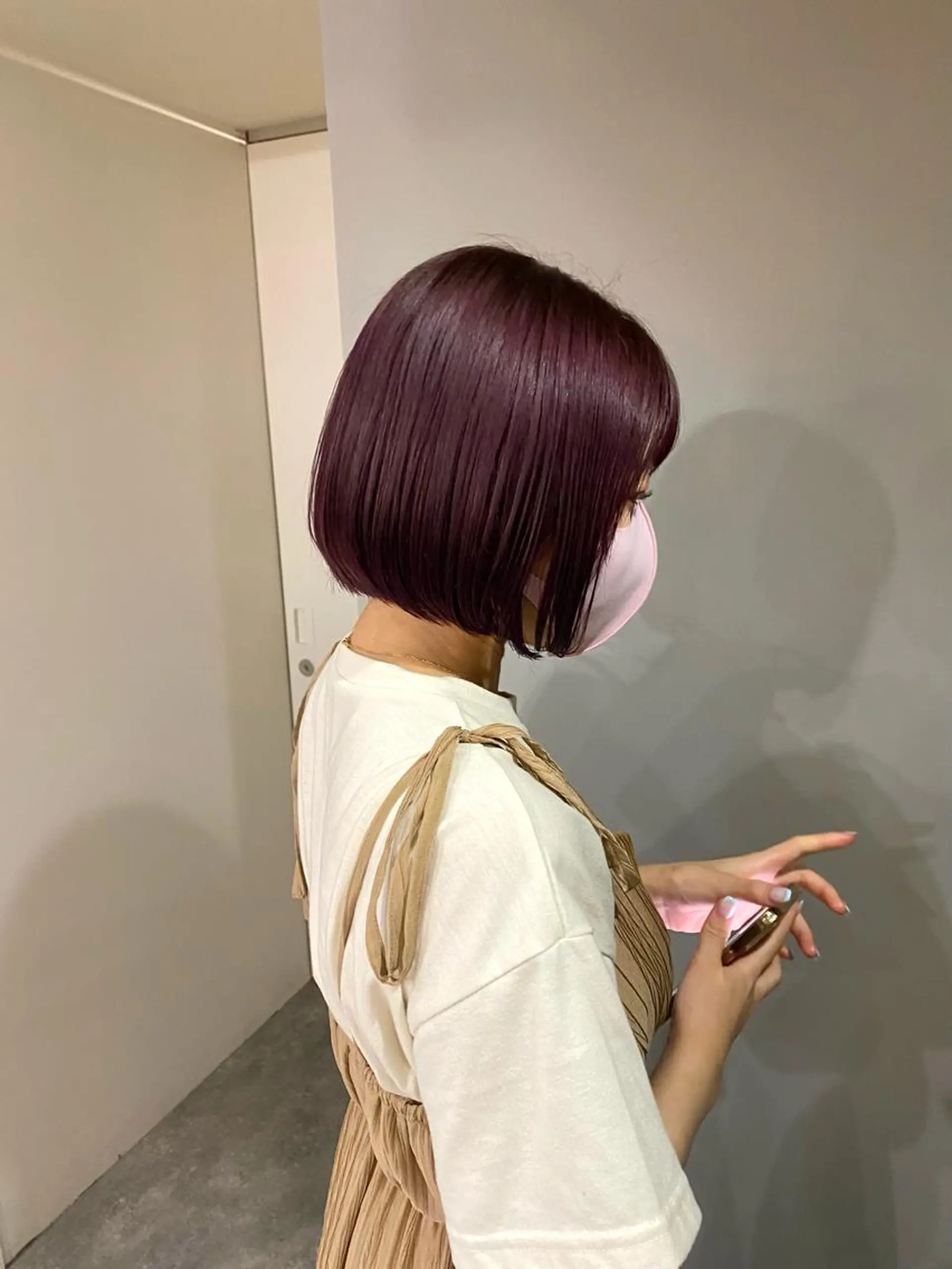 ショート カラー ヘアアレンジ ヘアカラー ボブ /ニュアンス/ satomi🧸💖のヘアスタイル