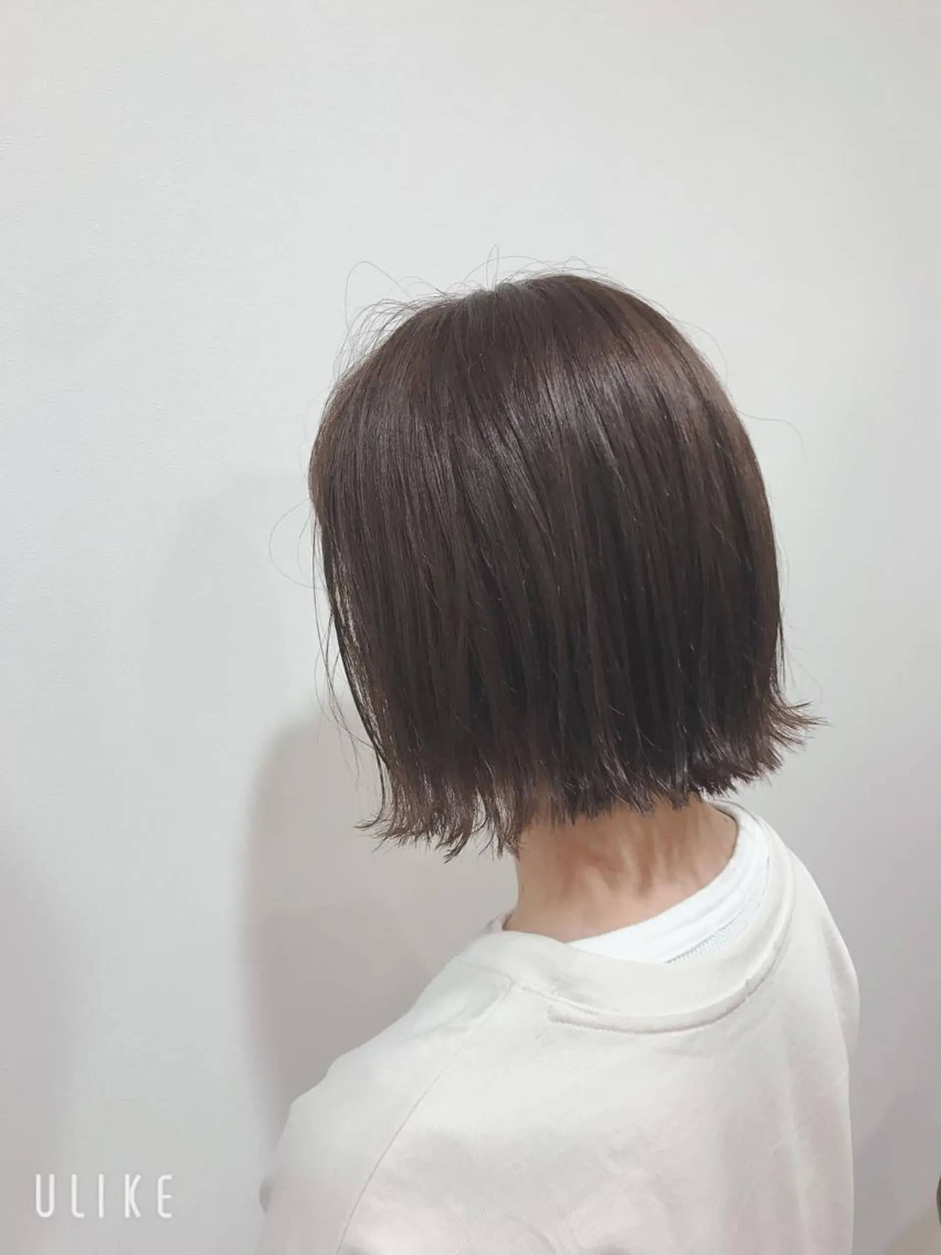 ショート 暖色カラー🍊 ボブ🌿顔周りcutのヘアスタイル