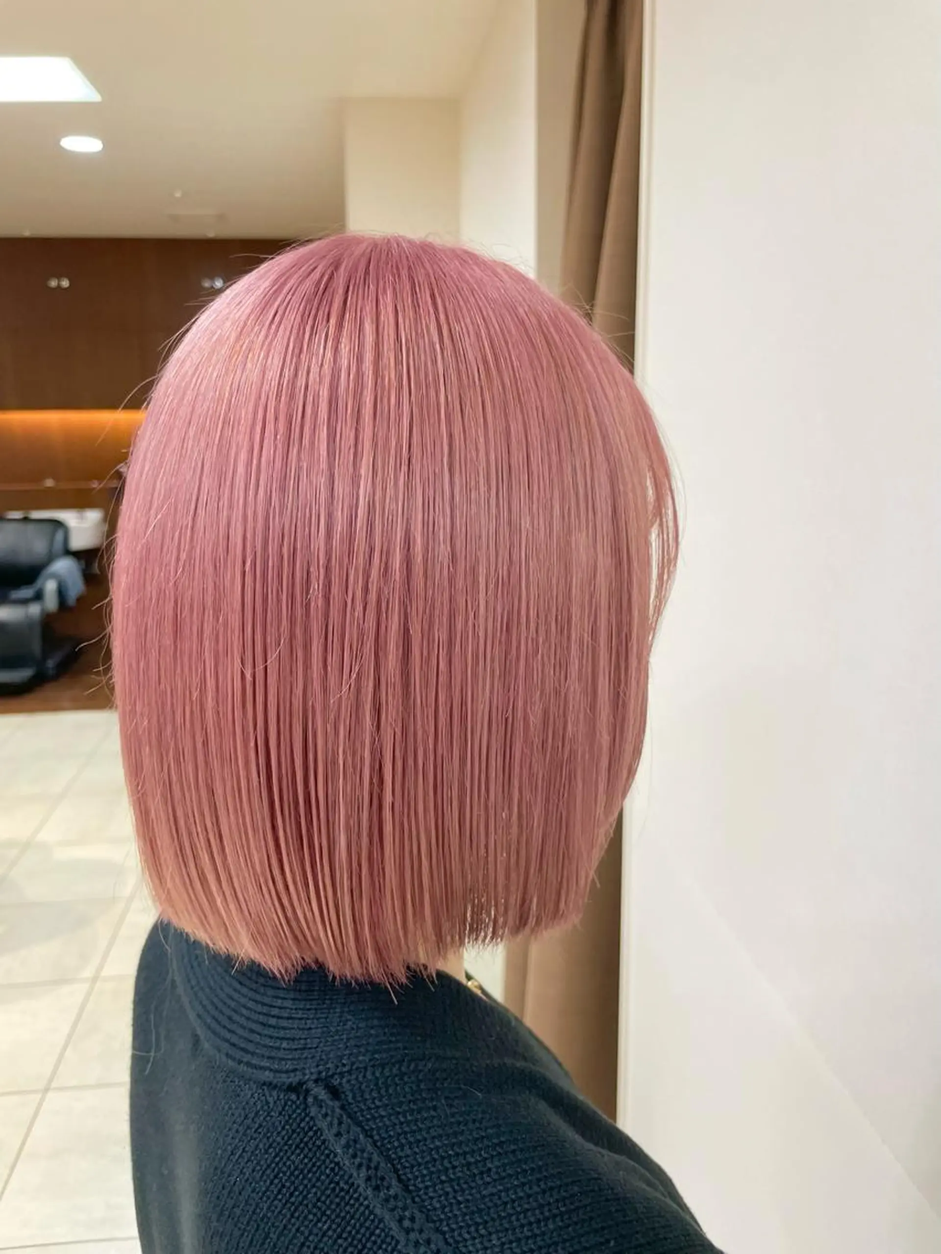 ミディアム カラー ヘアアレンジ ヘアカラー トリートメント 【Sweep】おじま のぞみのヘアスタイル