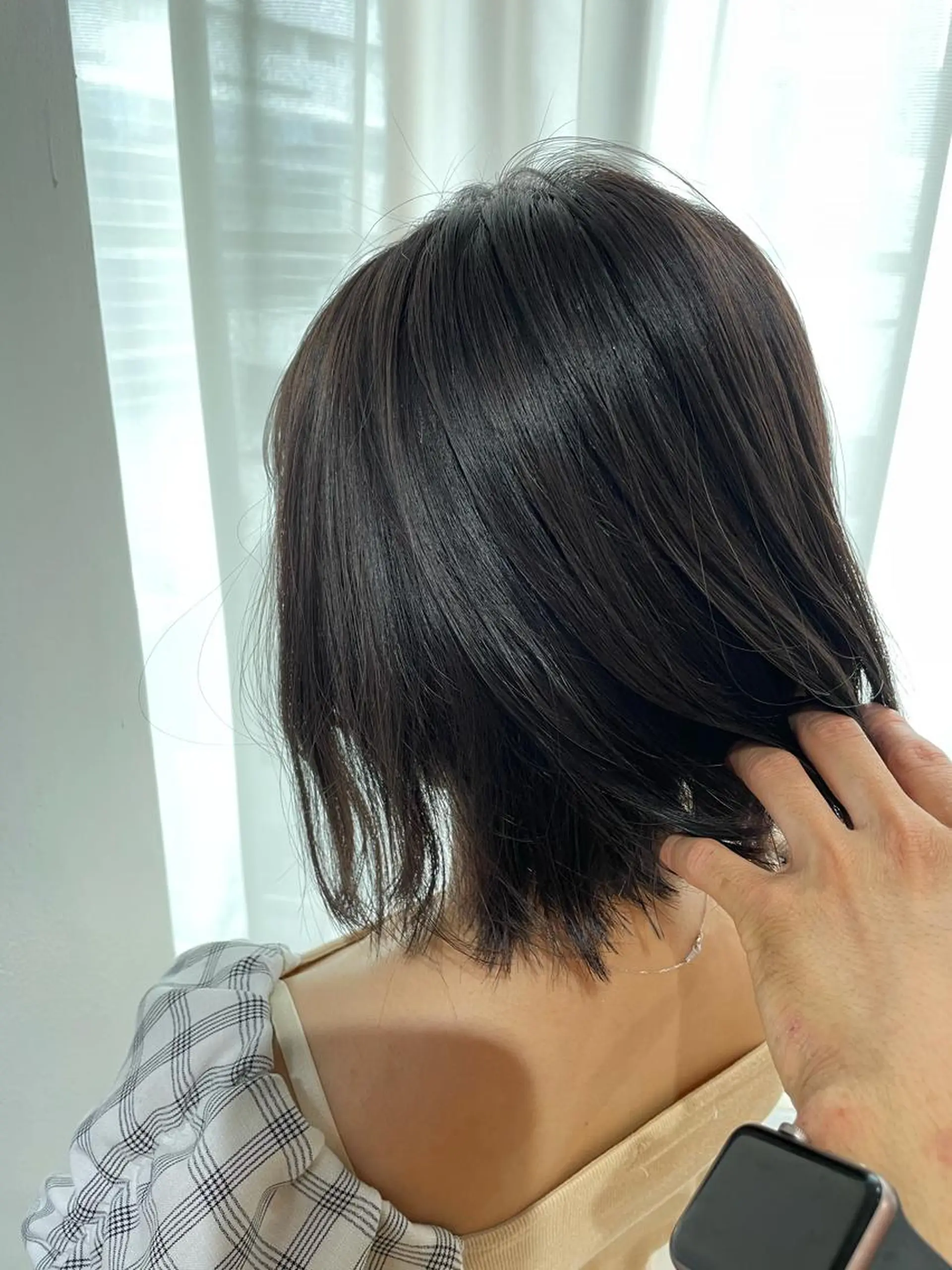 ミディアム カラー カット ヘアカラー トリートメント 過去一の柔髪ヘア 🌿IVYjoureのヘアスタイル