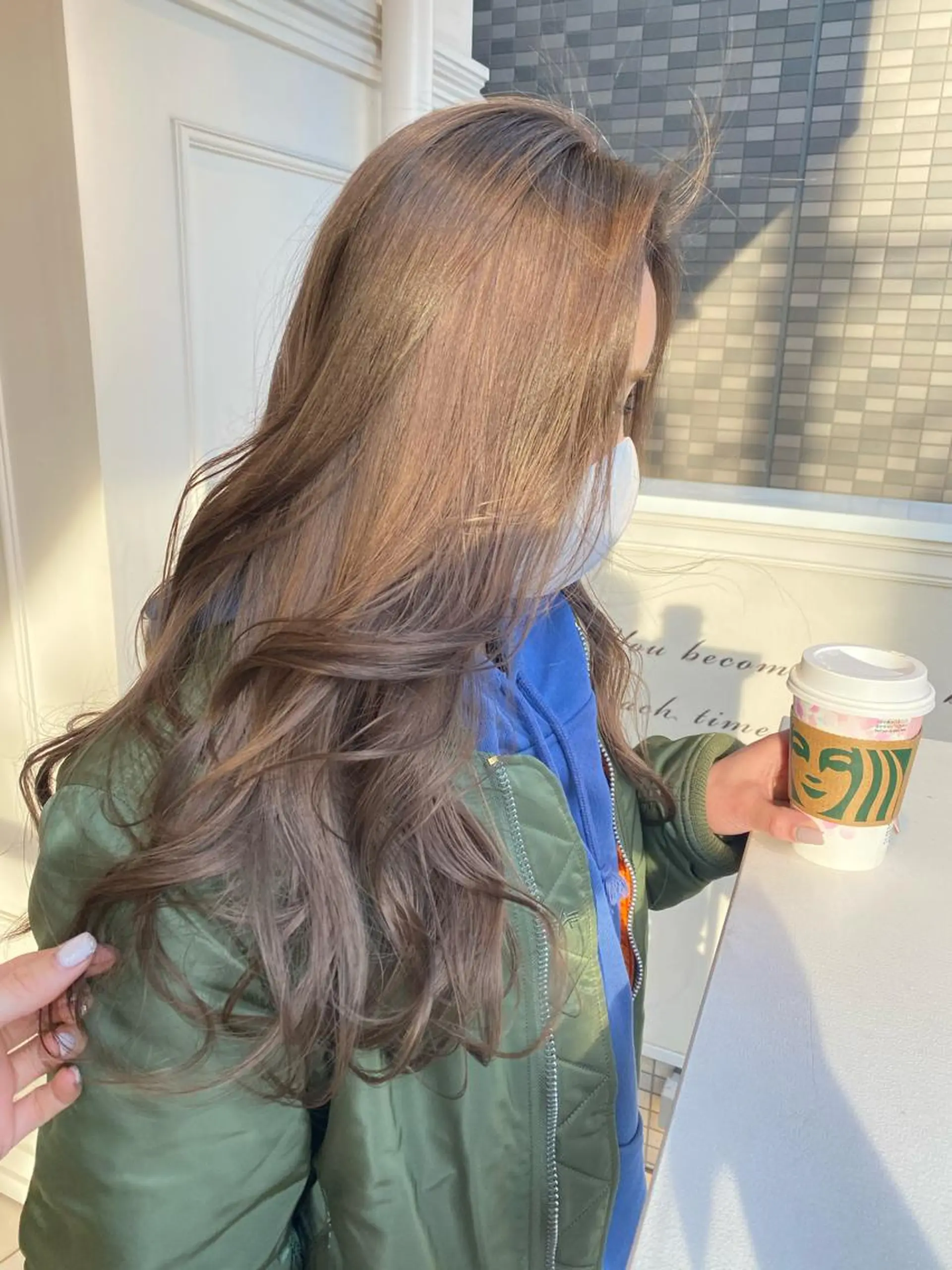 ロング カット ヘアカラー トリートメント レイヤーカット✂︎池 袋個室サロンkumaのヘアスタイル