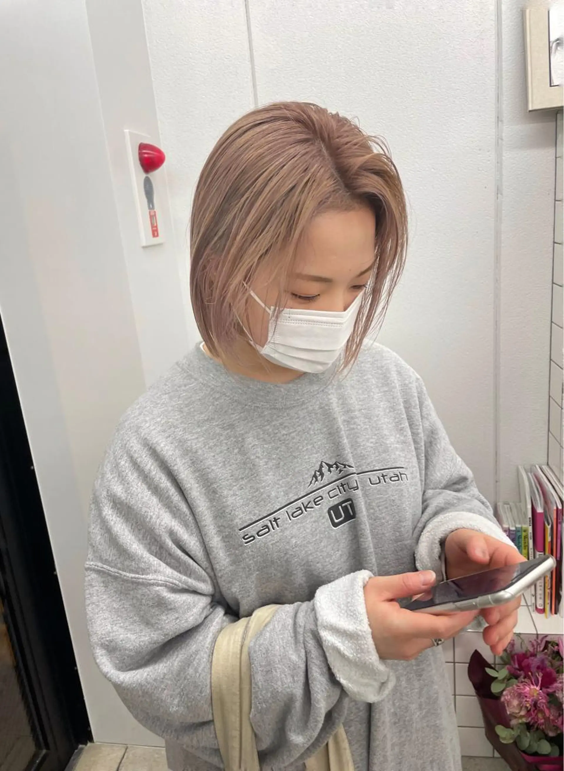 ショート カラー ヘアカラー トリートメント 関 京磨のヘアスタイル