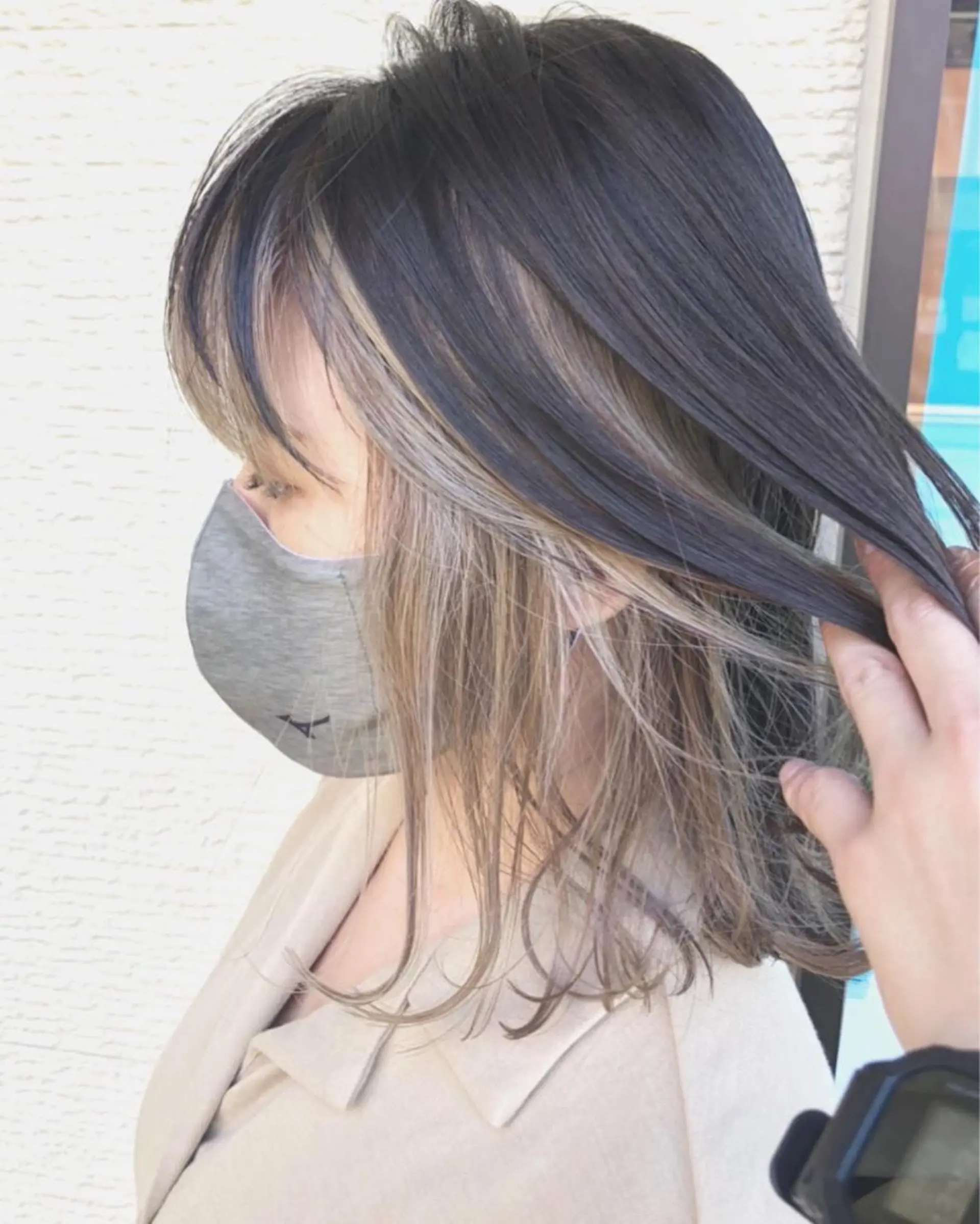 ショート カラー インナーカラー メンズヘア特化 崎田 成人のヘアスタイル