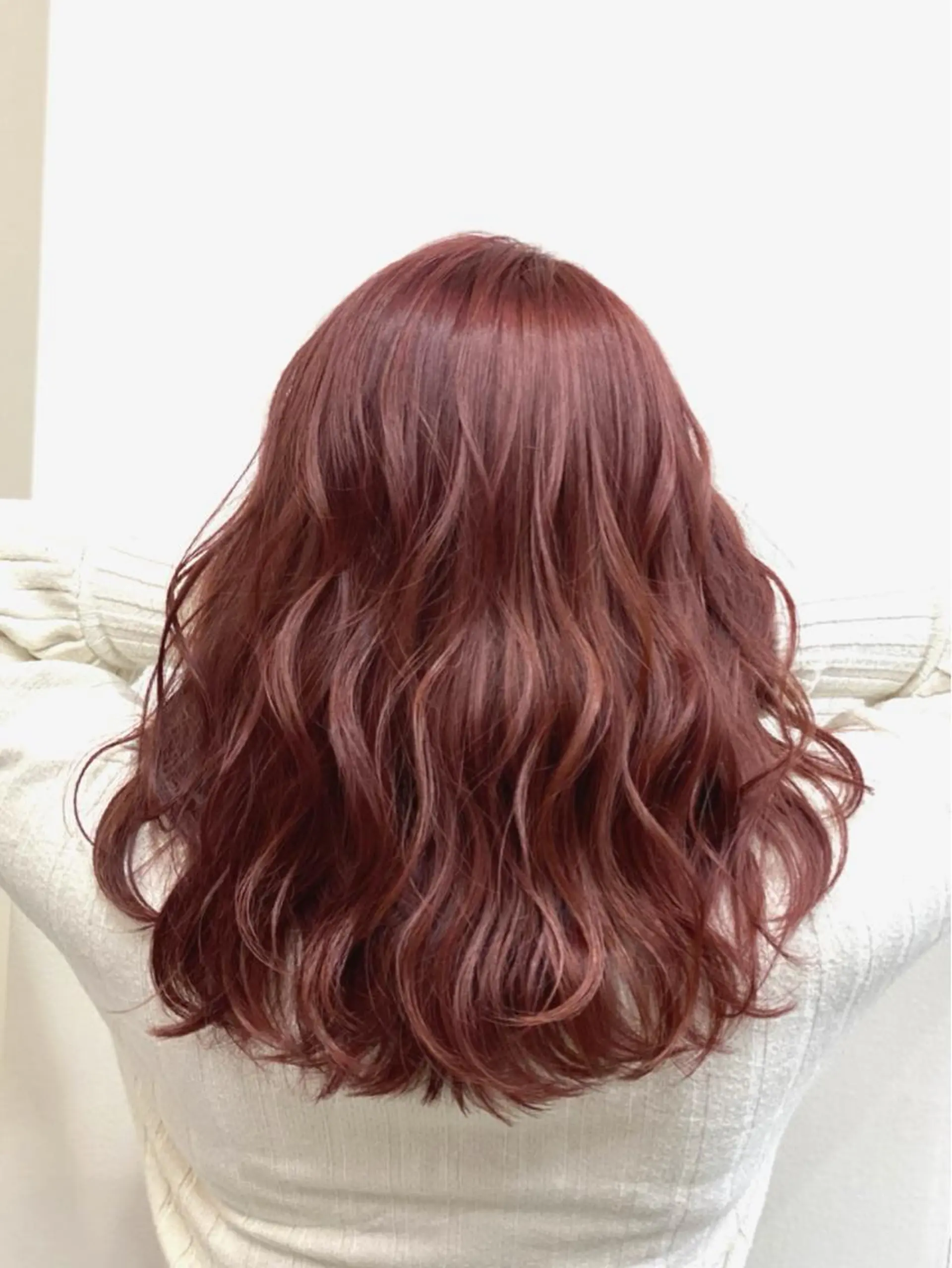 セミロング カラー ヘアアレンジ ブリーチ 髪質改善特化サロン ICONIQ天神店のヘアスタイル