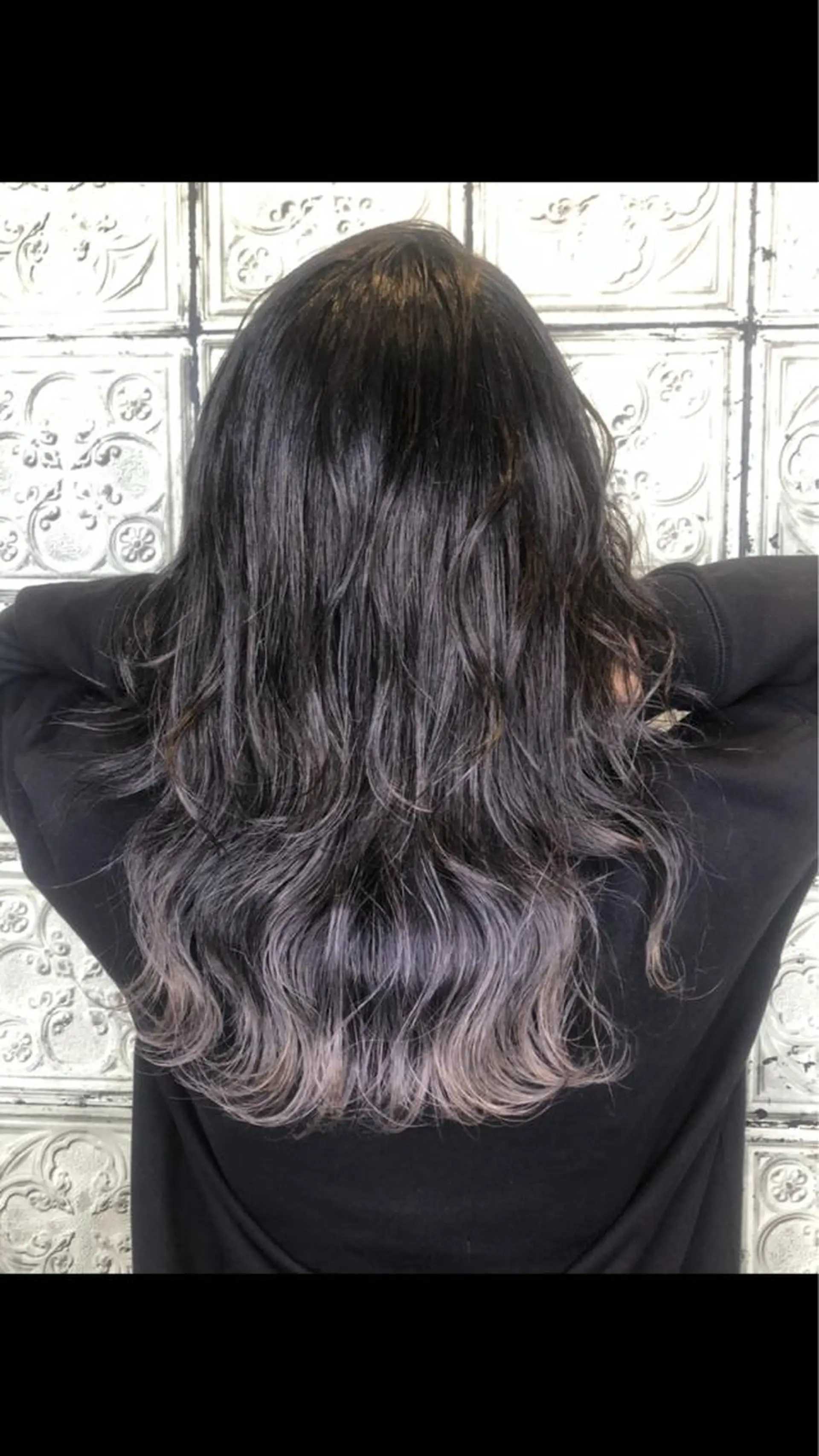 セミロング カラー グラデーションカラー ヘアカラー 山田 由貴のヘアスタイル