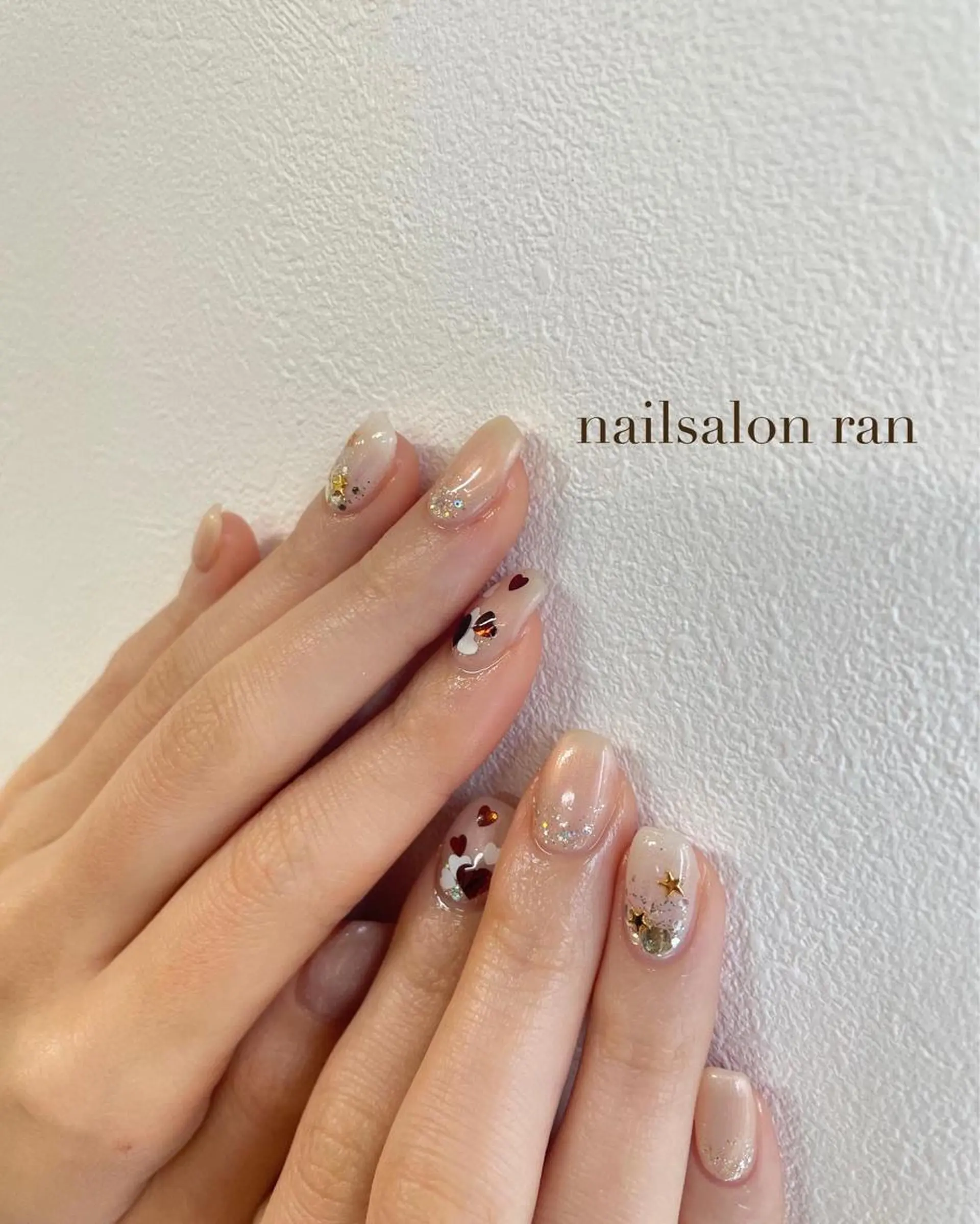 ネイル 冬ネイル クリスマス nailsalon ranのネイルデザイン