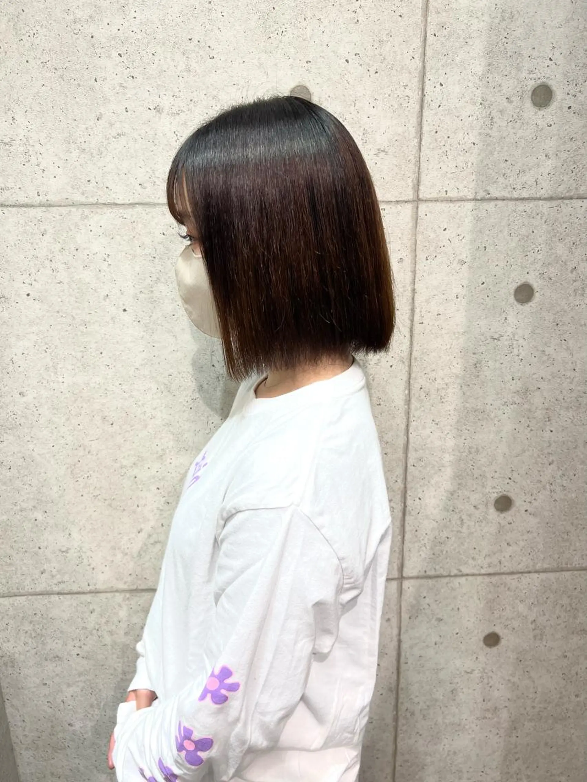 ショート 酸性ストレート 【アイブロウもできる 美容師】和田爽良のヘアスタイル