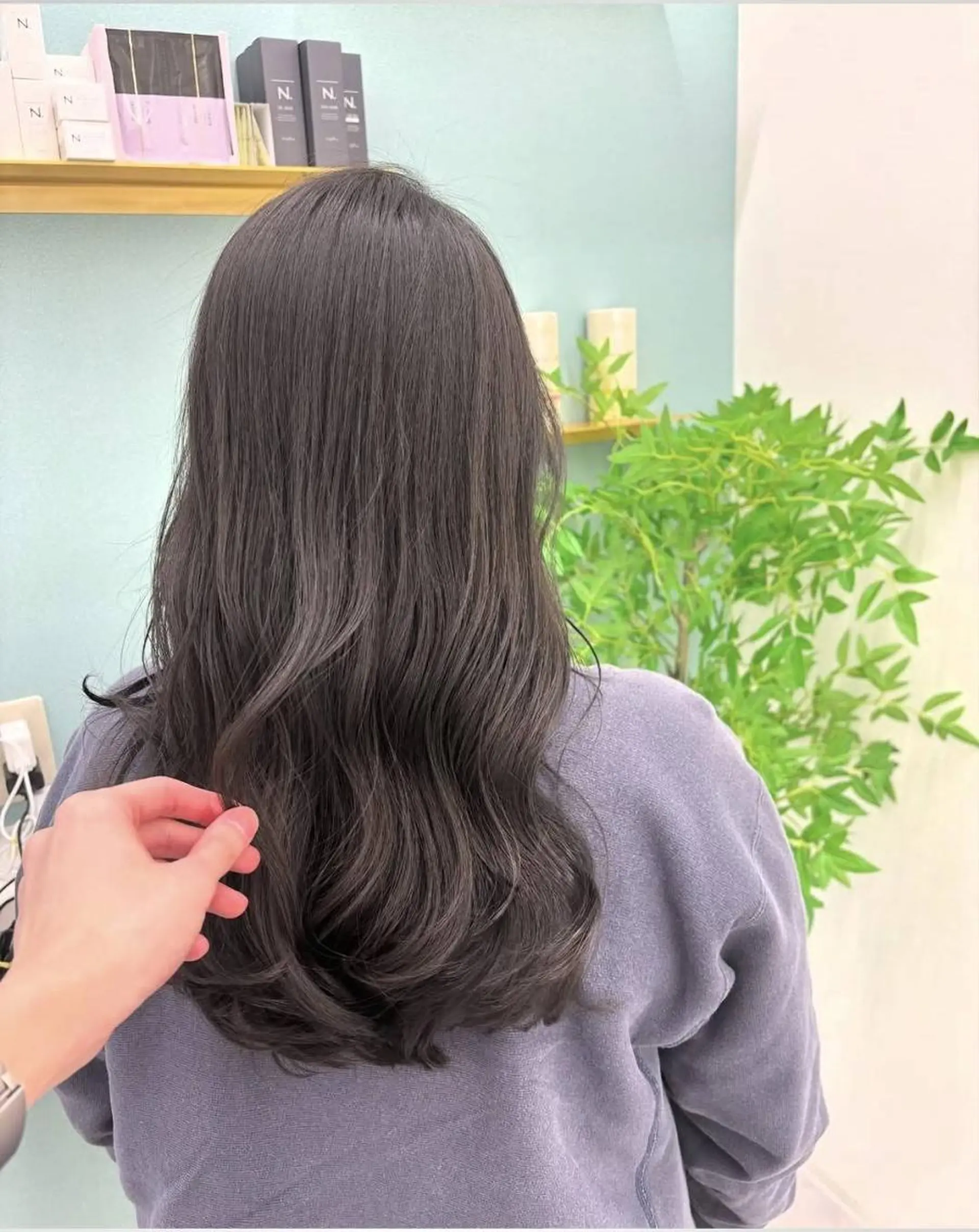 ロング 加納 大翔のヘアスタイル