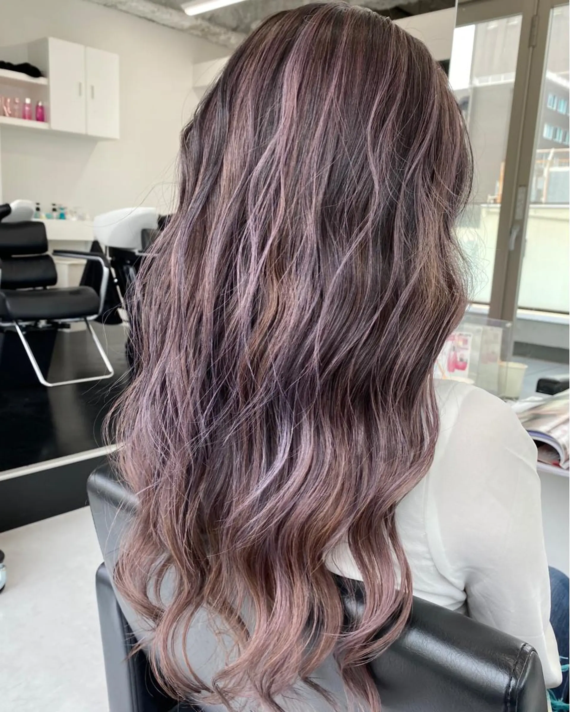 ロング カラー パーマ ヘアアレンジ キッズ hair  mode RITZ所属・★ 里奈★のヘアスタイル