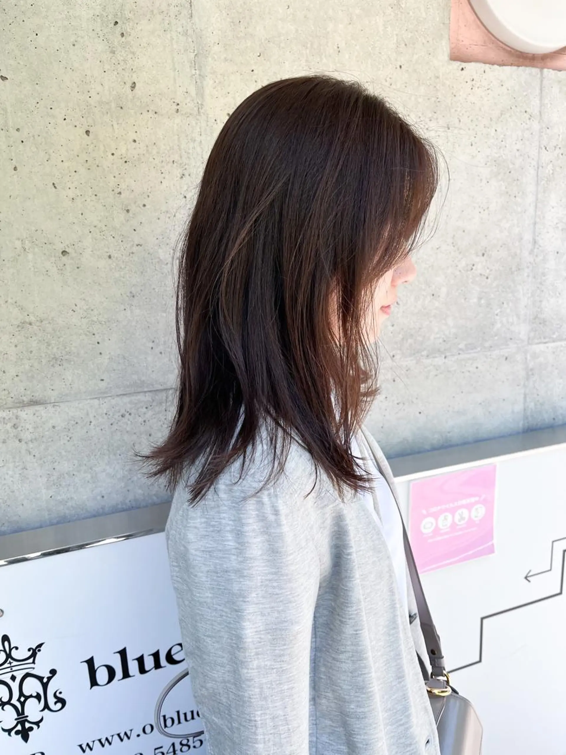 ミディアム カラー 原宿パーマ kazuのヘアスタイル