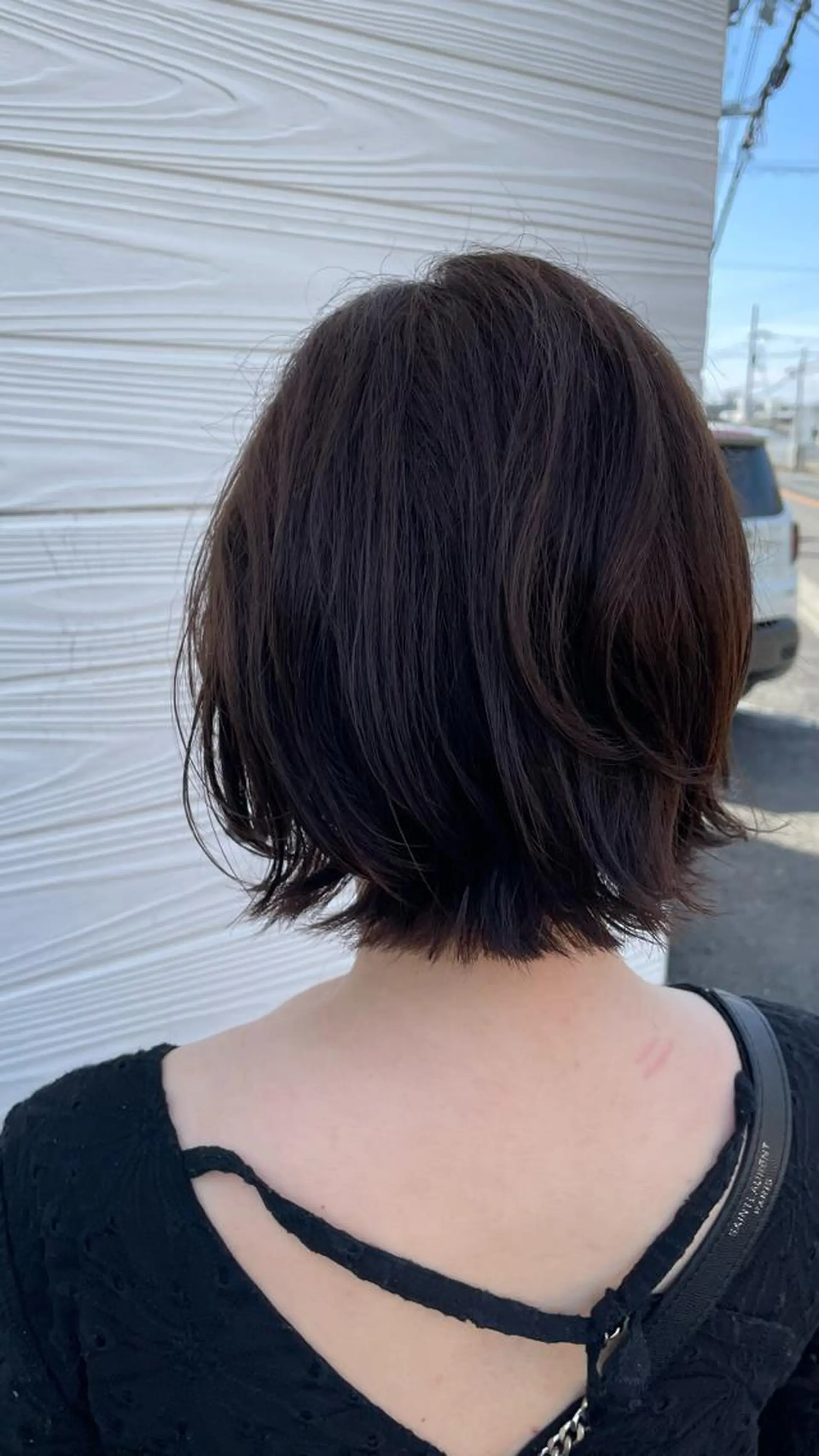 ショート カット ヘアカラー ビヨウシツトリコ よねたにみなのヘアスタイル