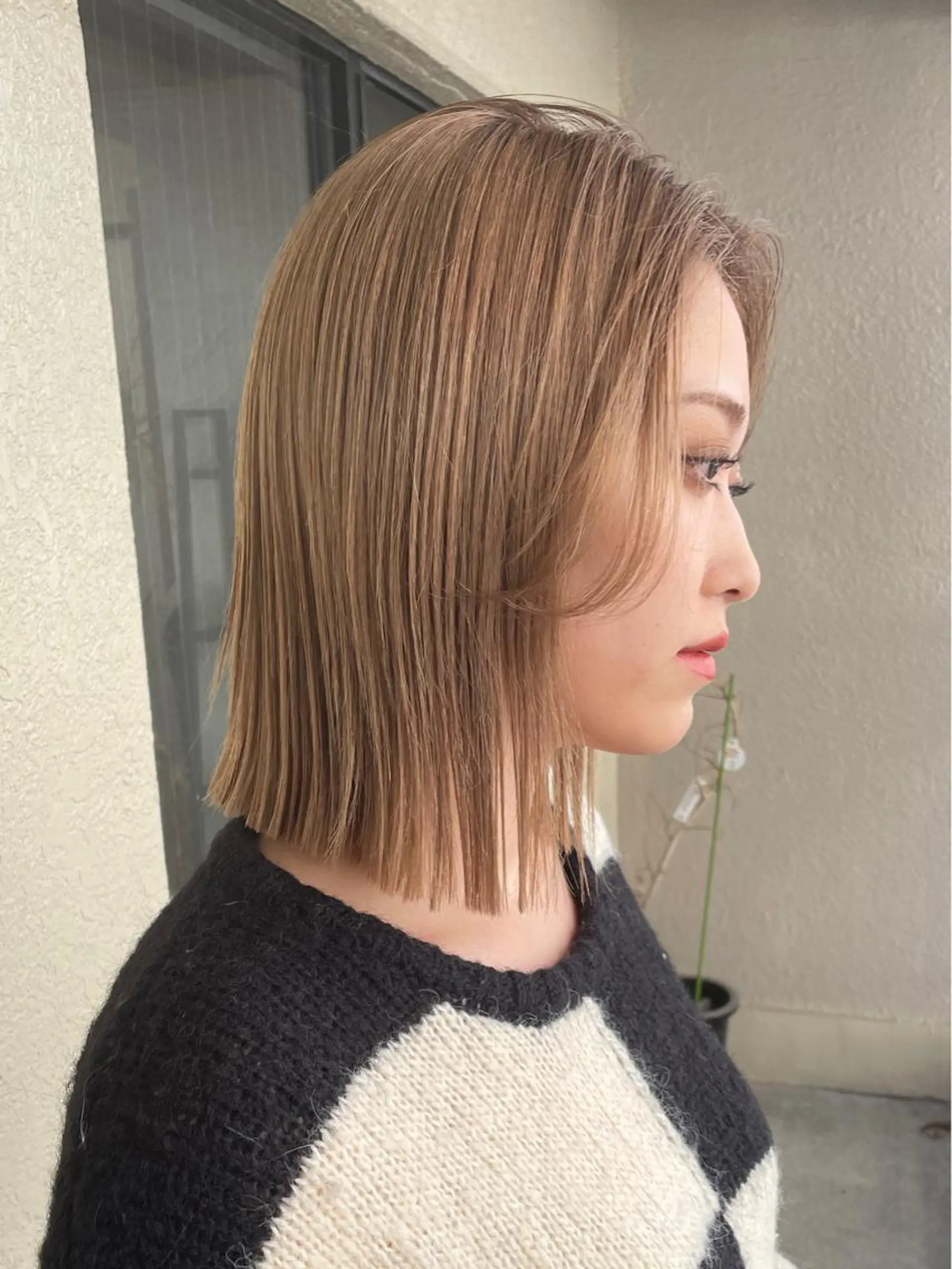 ミディアム カラー ヘアカラー トリートメント 🌈艶ハイトーン🌈 心を込めます🤝涼介のヘアスタイル