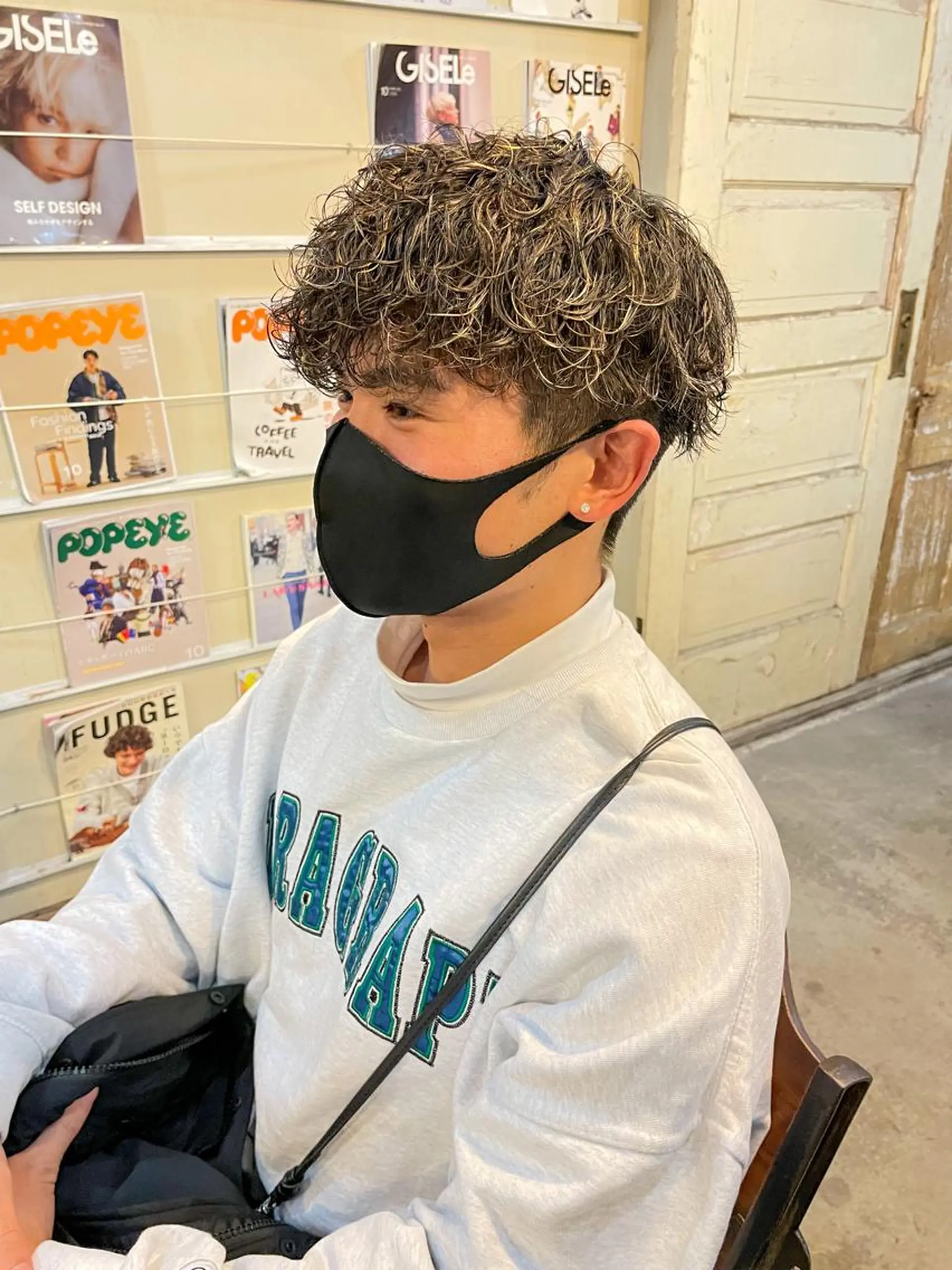 メンズ カット ヘアカラー パーマ メンズ特化美容師 ハスイルイのヘアスタイル