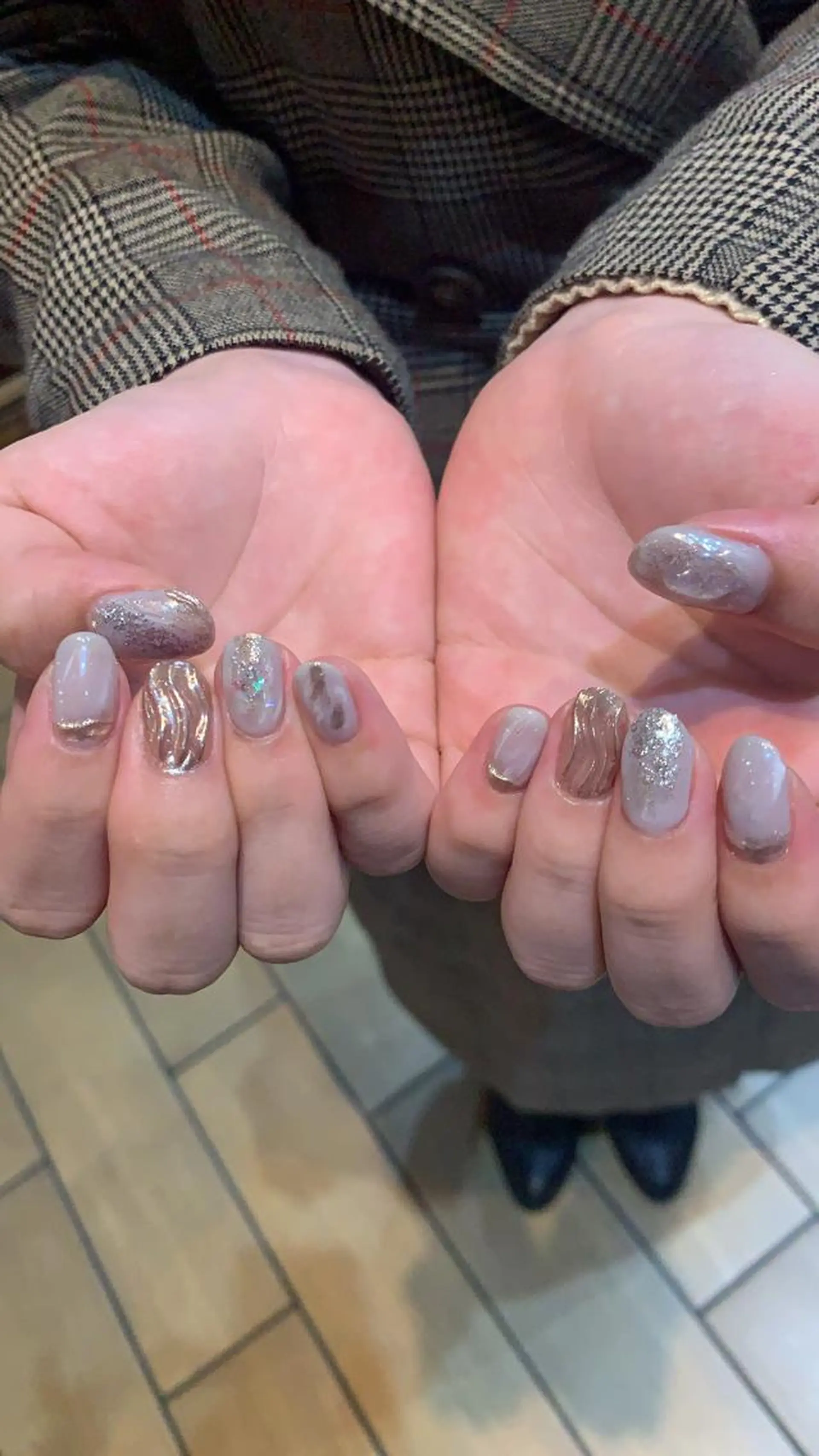 ネイル 平野葵🎀 hair/nailのネイルデザイン