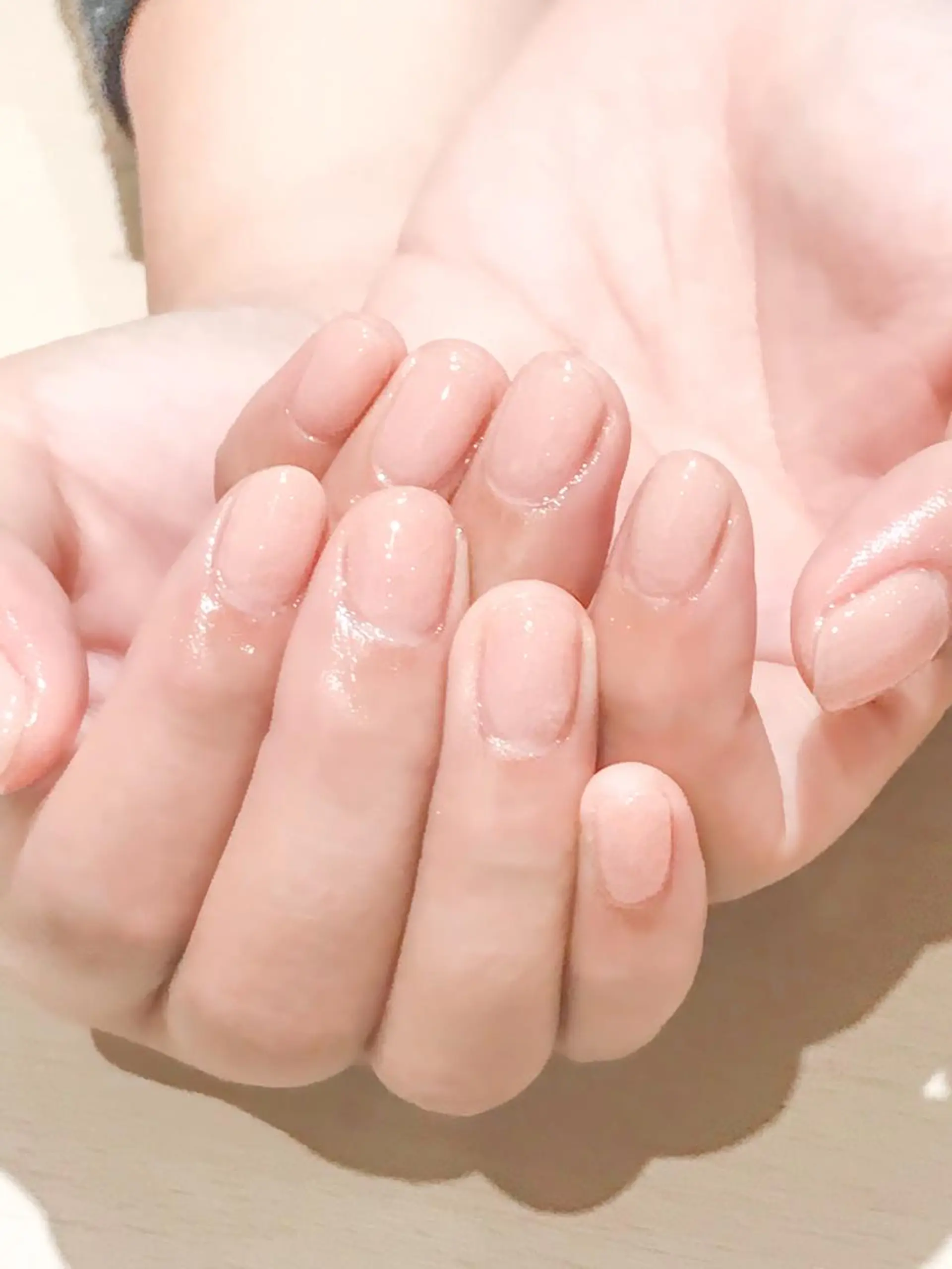 ネイル ジェルネイル オフィスネイル ワンカラーネイル 春ネイル Nyanco Nailのネイルデザイン
