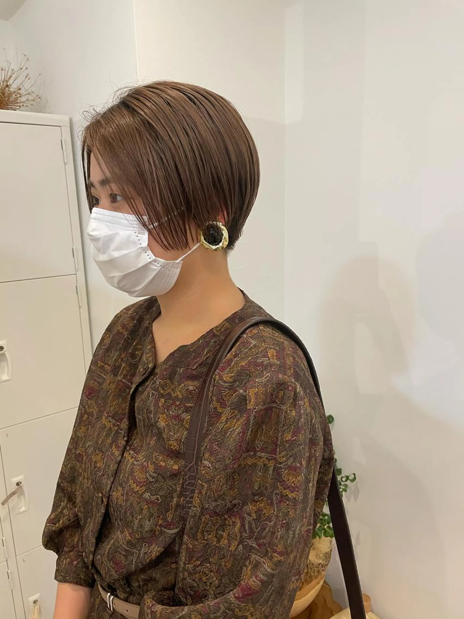ショート カット ヘアカラー 大迫 江梨のヘアスタイル
