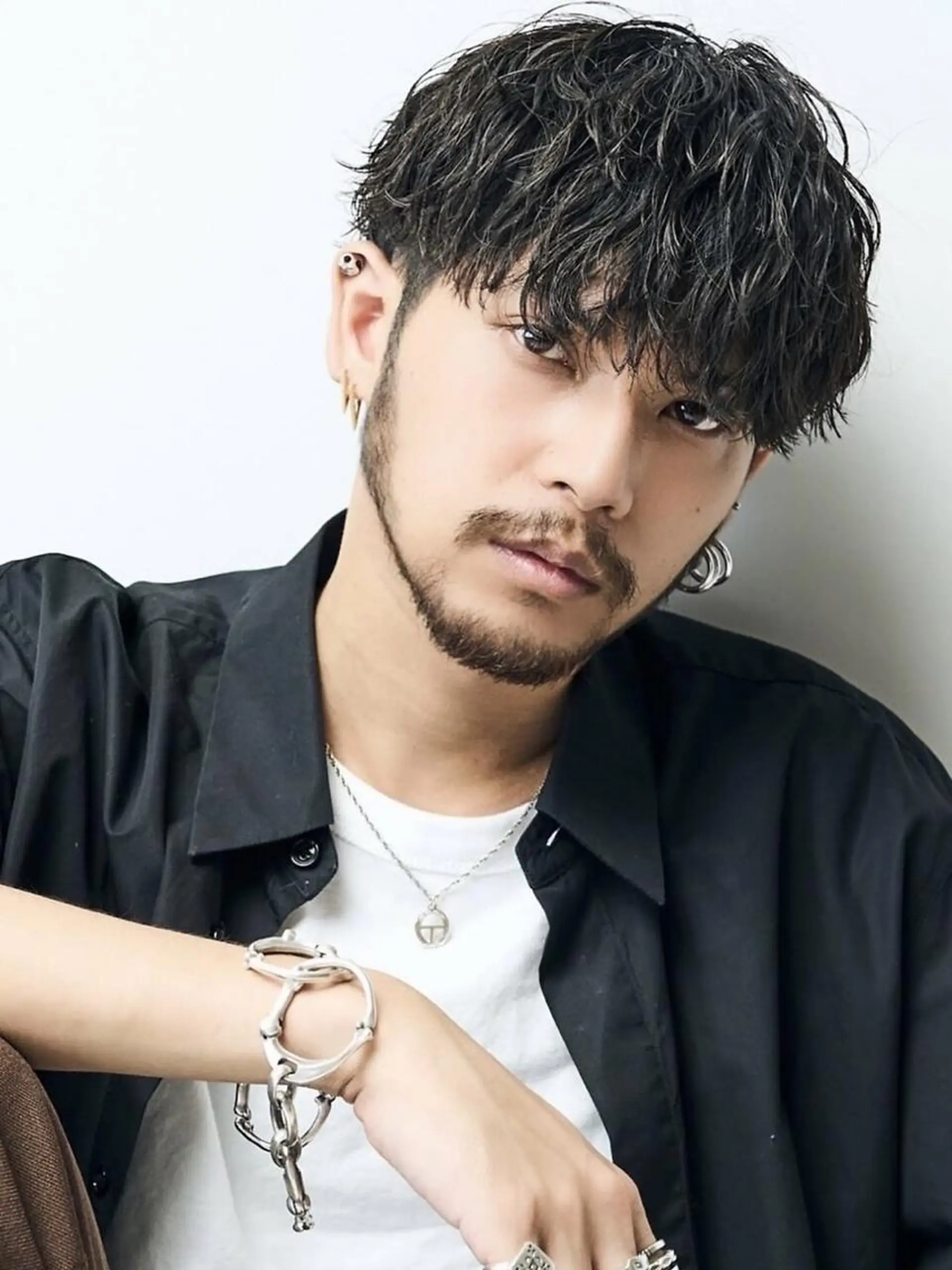 ショート パーマ メンズ メンズパーマ 波巻きパーマ fifth  SAKAE所属・SENTA✨メンズ パーマ✨fifth栄のヘアスタイル